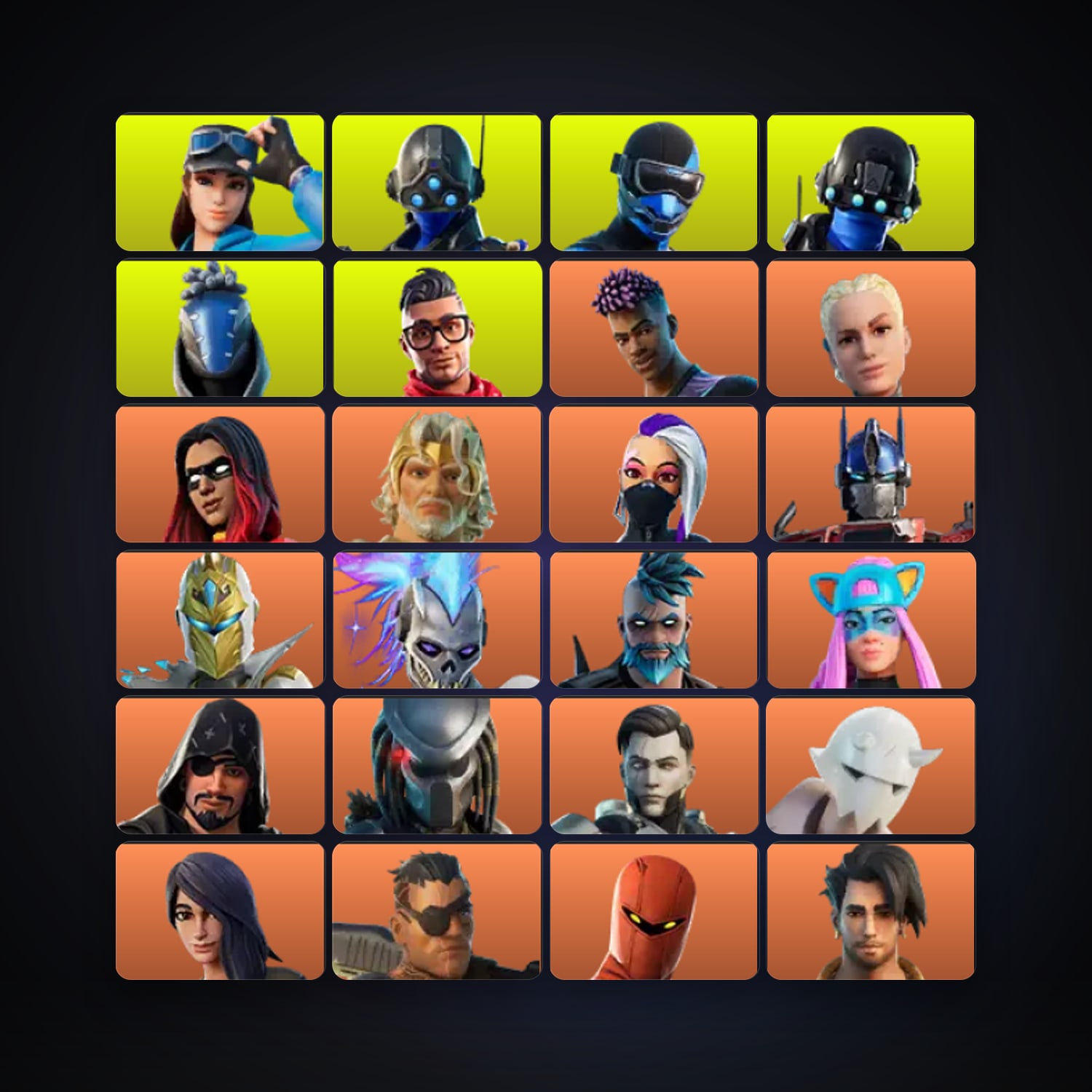 Fortnite account with Fade & Paradigm (Reality-659) — 485 skins — 100 V-Bucks — lvl 4941 — HabibiAccounts