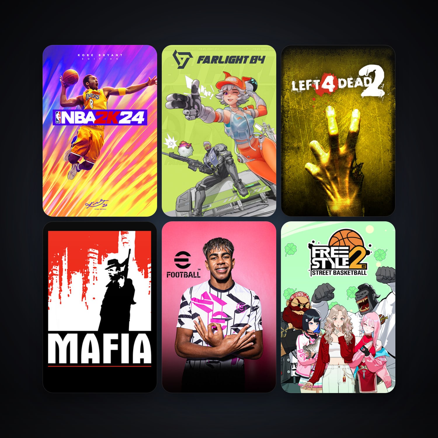 Left 4 Dead + Left 4 Dead 2, 12 games, clean — HabibiAccounts