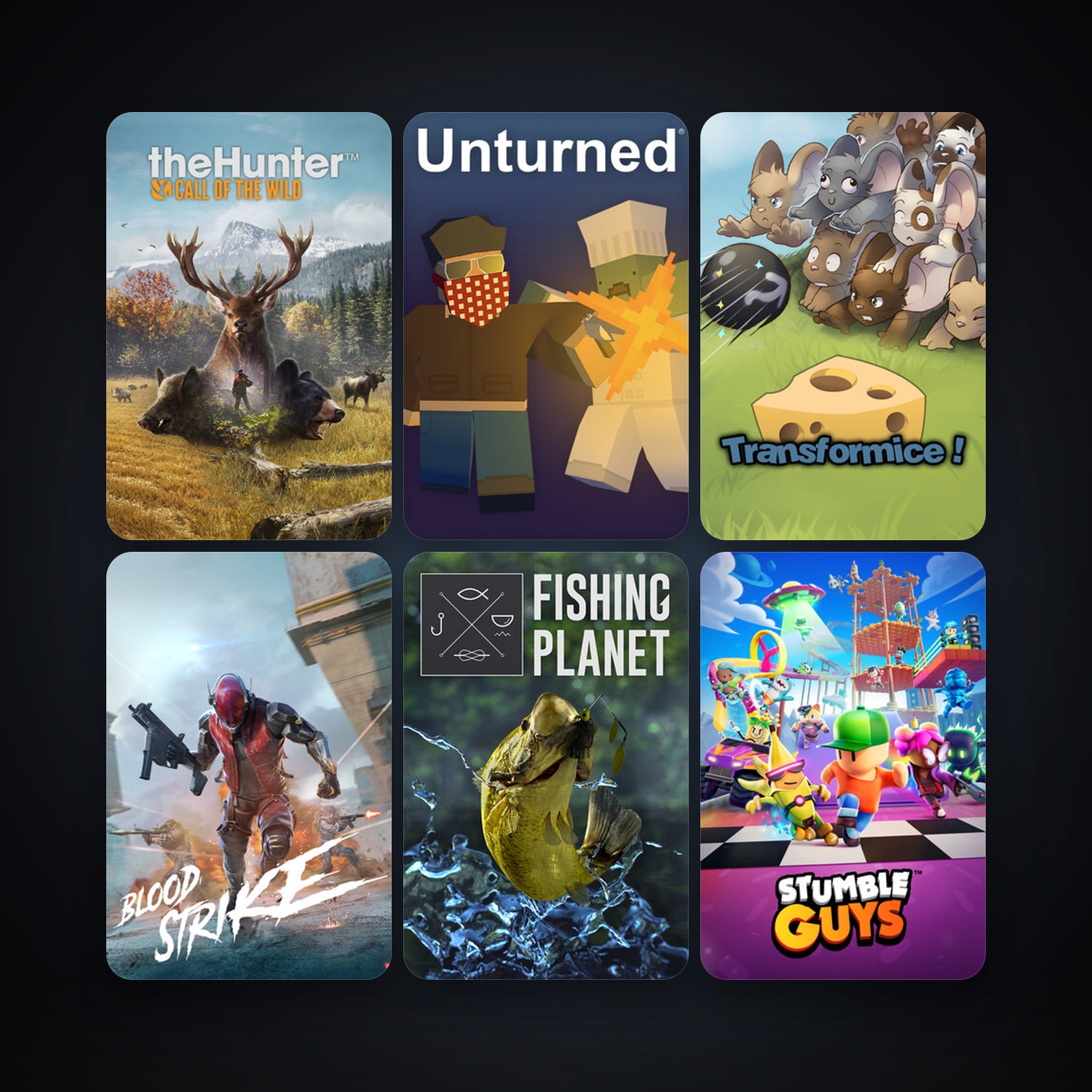 Unturned + Transformice, 13 games, clean — HabibiAccounts