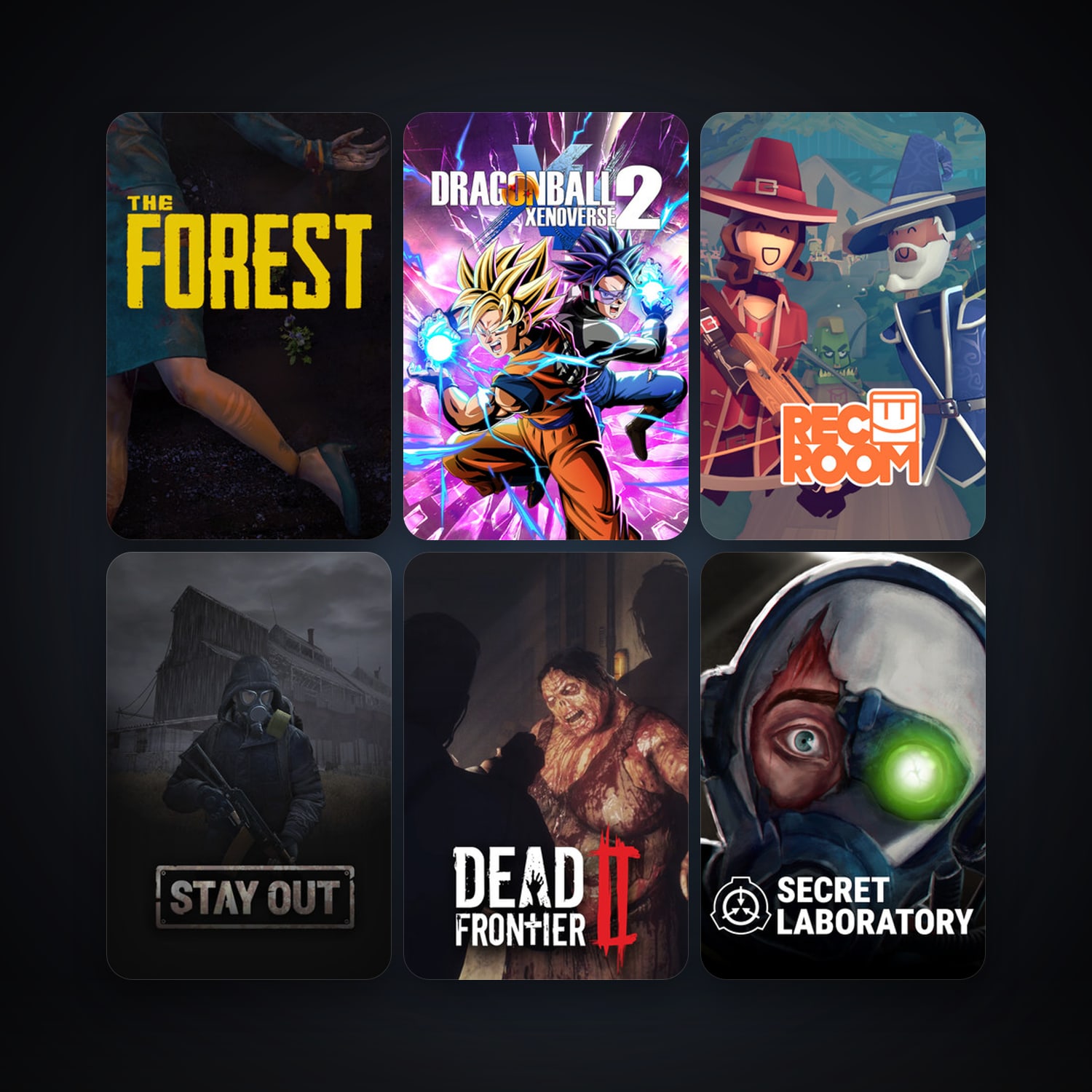 POSTAL + The Forest, 30 games, clean — HabibiAccounts