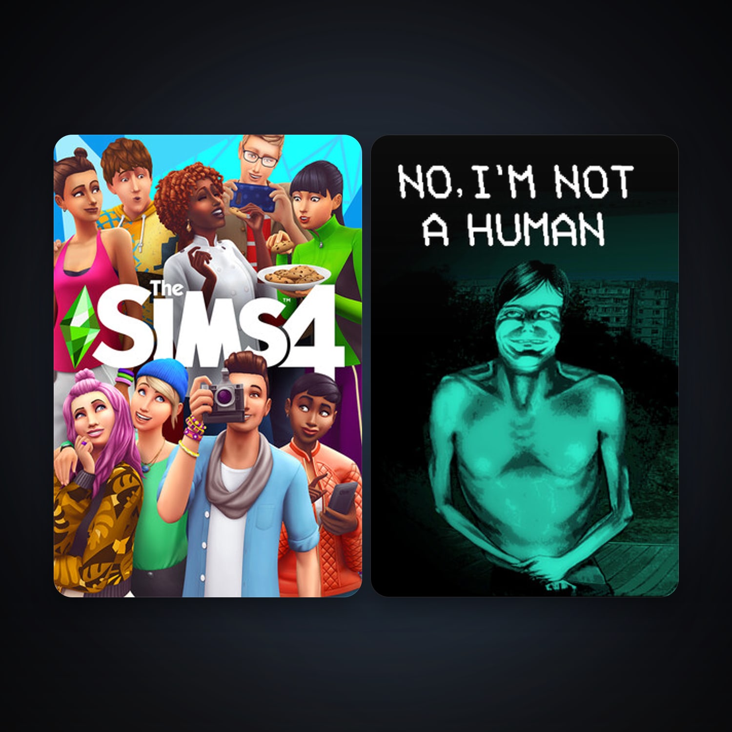 The Sims 4 + No, I'm not a Human, 3 games, clean — HabibiAccounts