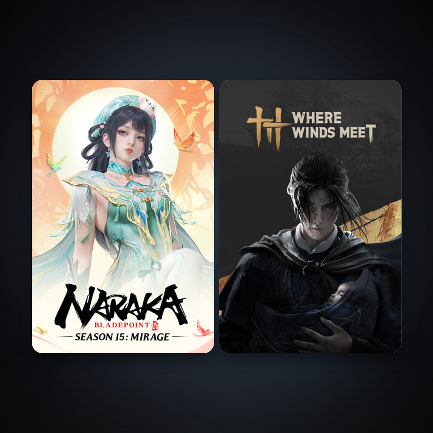 NARAKA: BLADEPOINT + Where Winds Meet, 4 games, clean — HabibiAccounts