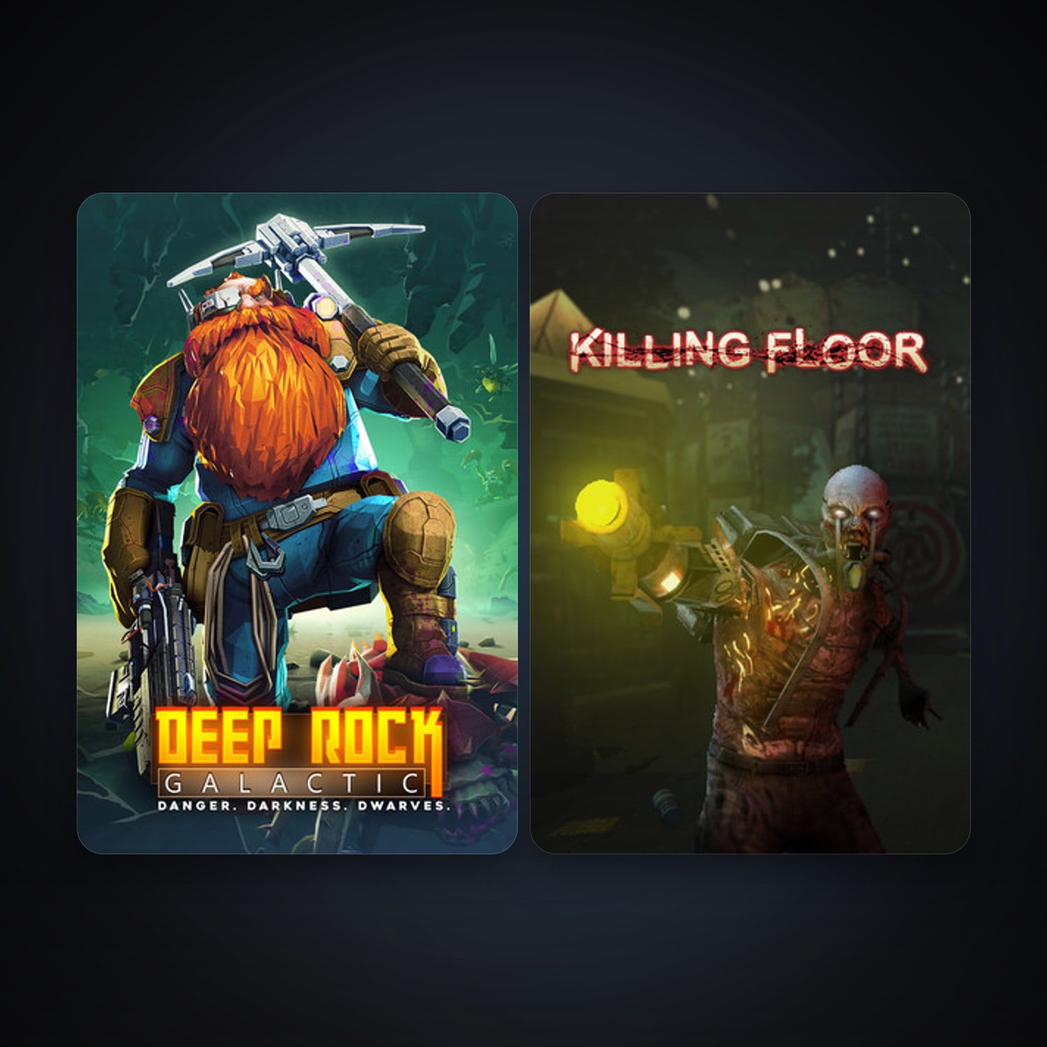 Killing Floor + Deep Rock Galactic, 2 games, clean — HabibiAccounts