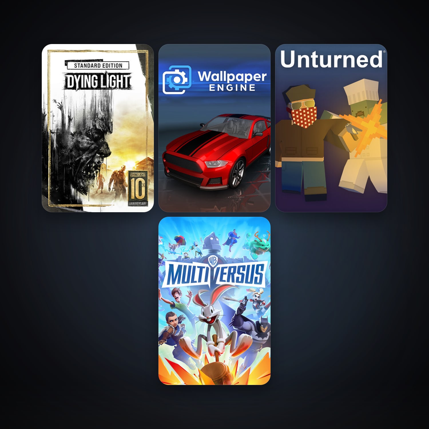 Dying Light + Unturned, 5 games, clean — HabibiAccounts