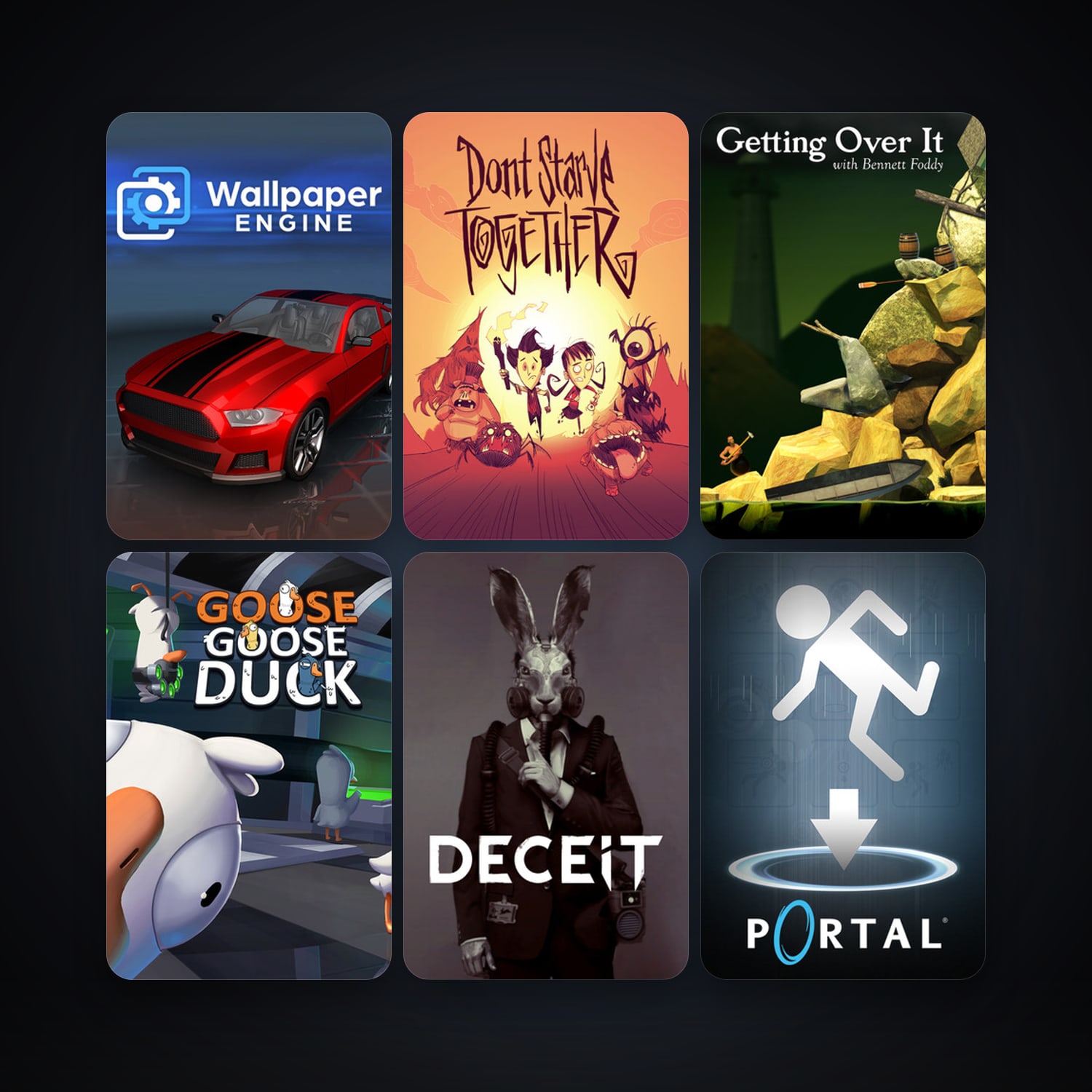 Portal + Portal 2, 10 games, clean — HabibiAccounts