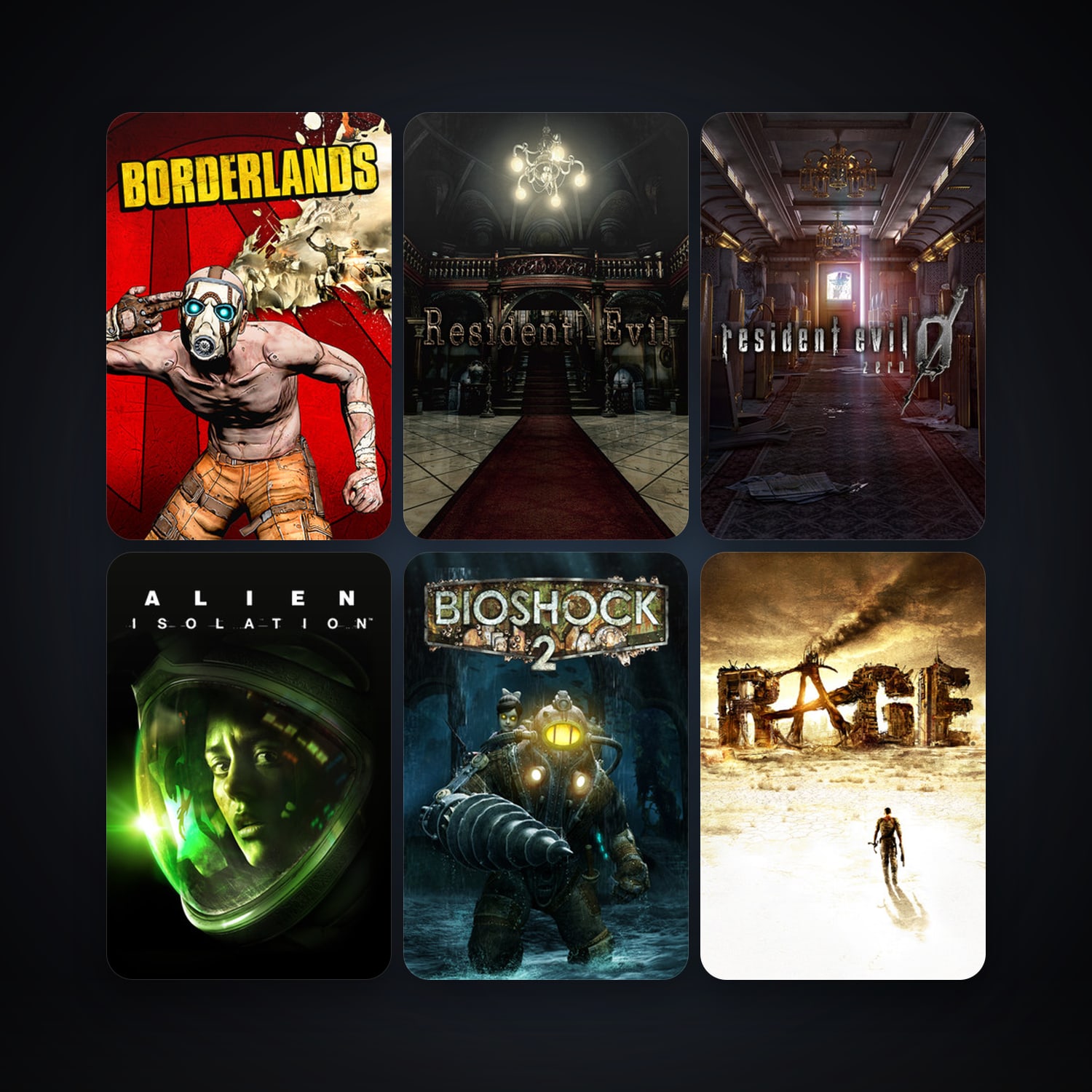 BioShock 2 + Borderlands, 36 games, clean — HabibiAccounts