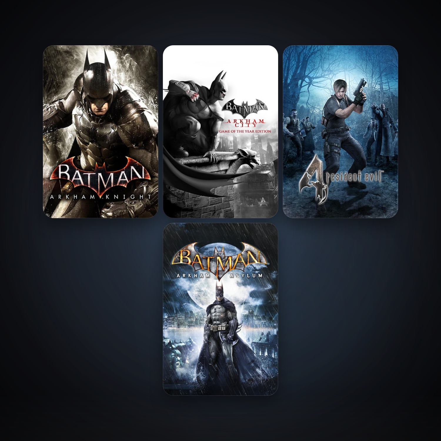 Free CS2 (No Prime) + Batman: Arkham Asylum Game of the Year Edition, 8 games, clean — HabibiAccounts