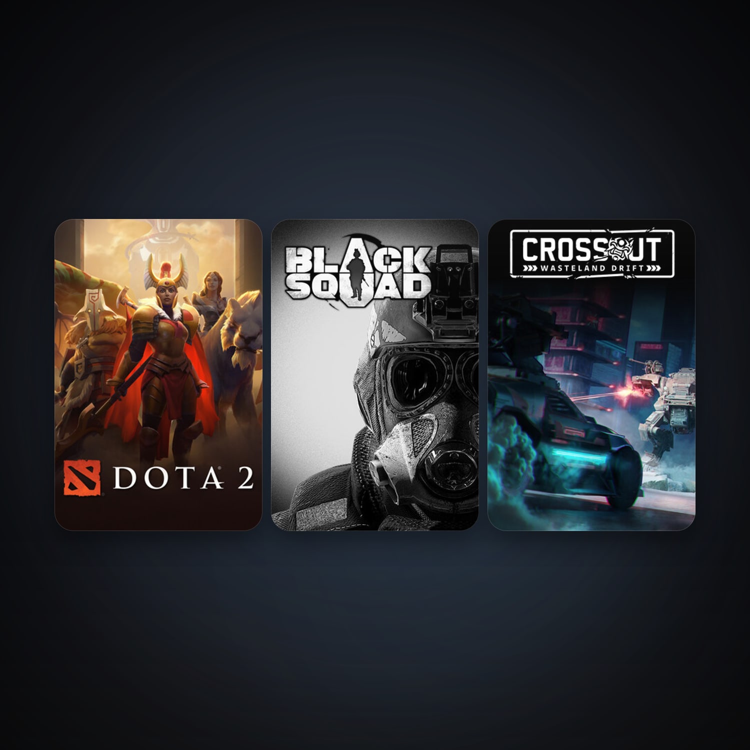 Dota 2 + Crossout, 12 games, clean — HabibiAccounts