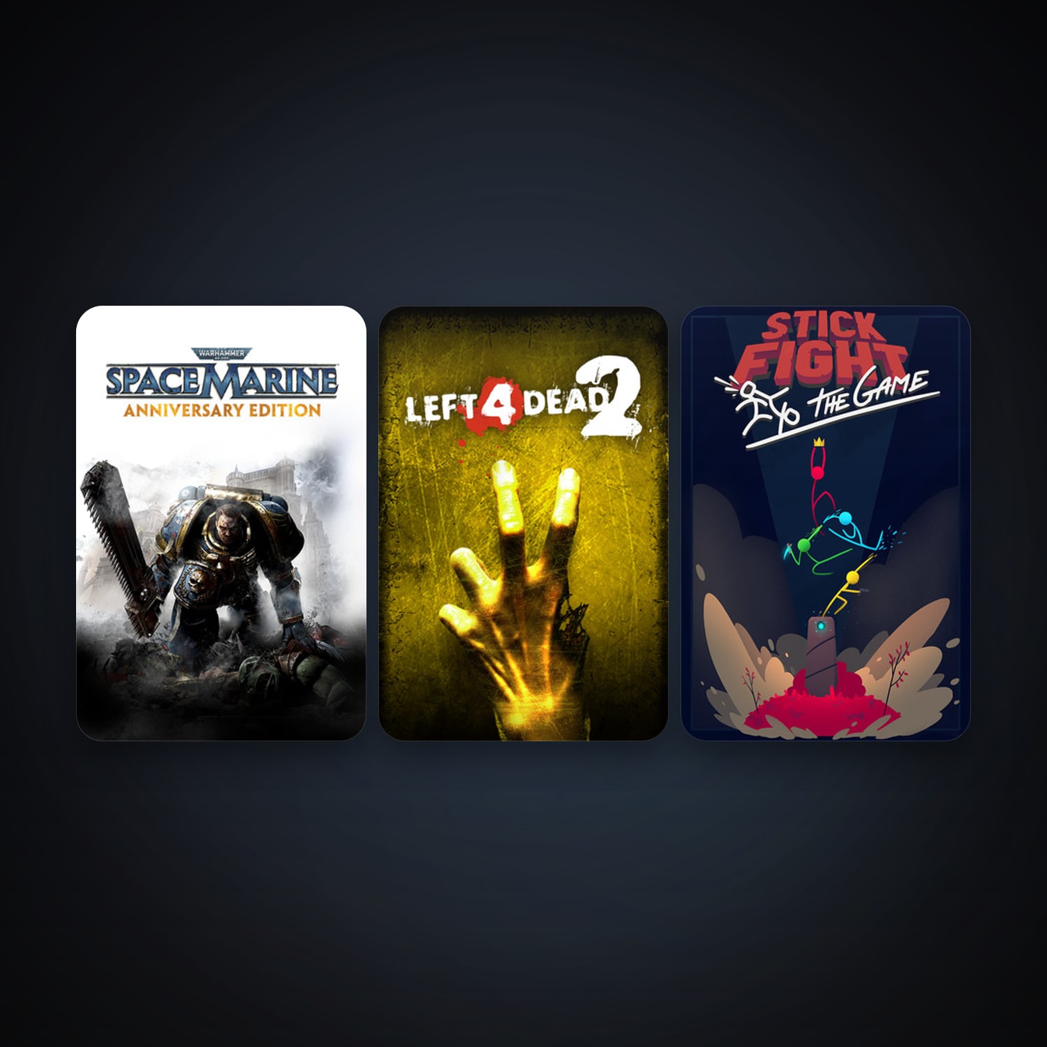 Left 4 Dead 2 + Warhammer 40,000: Space Marine, 5 games, clean — HabibiAccounts