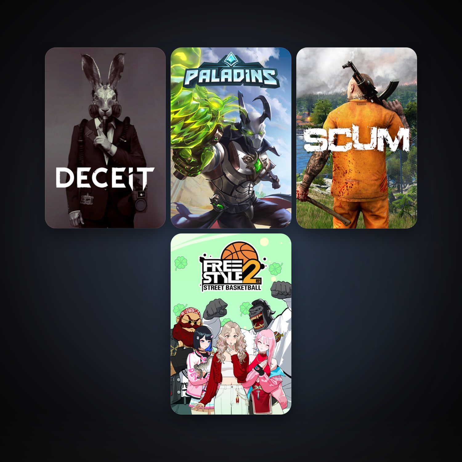 Free CS2 (No Prime) + Freestyle 2: Street Basketball, 13 games, clean — HabibiAccounts