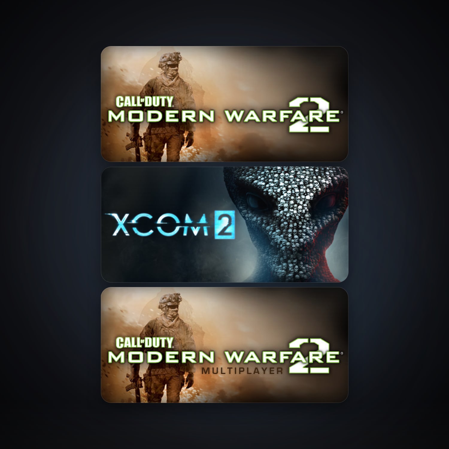 Call of Duty: Modern Warfare 2 (2009) + Call of Duty: Modern Warfare 2 - Multiplayer (2009), 3 games, clean — HabibiAccounts