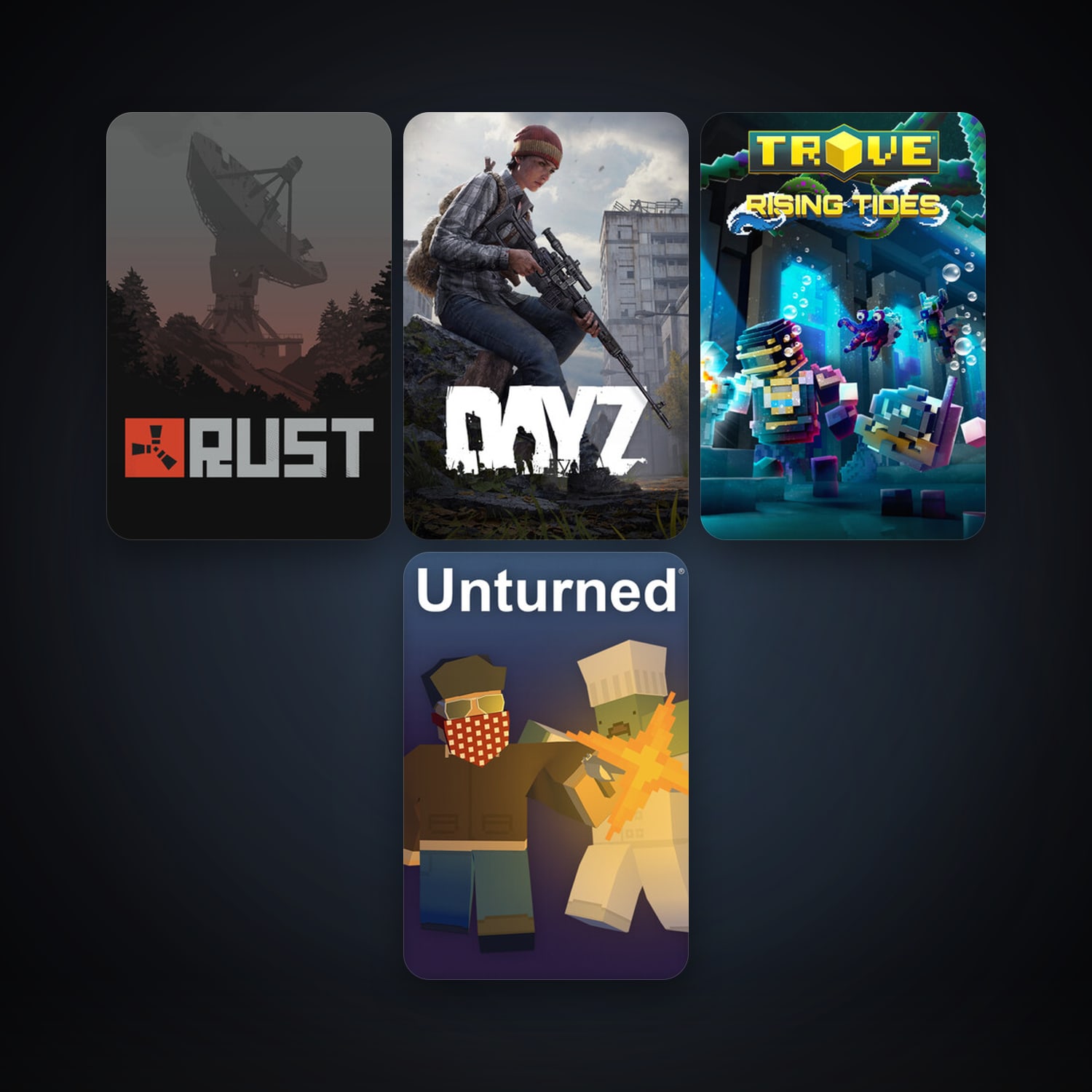 DayZ + Rust, 6 games, clean — HabibiAccounts