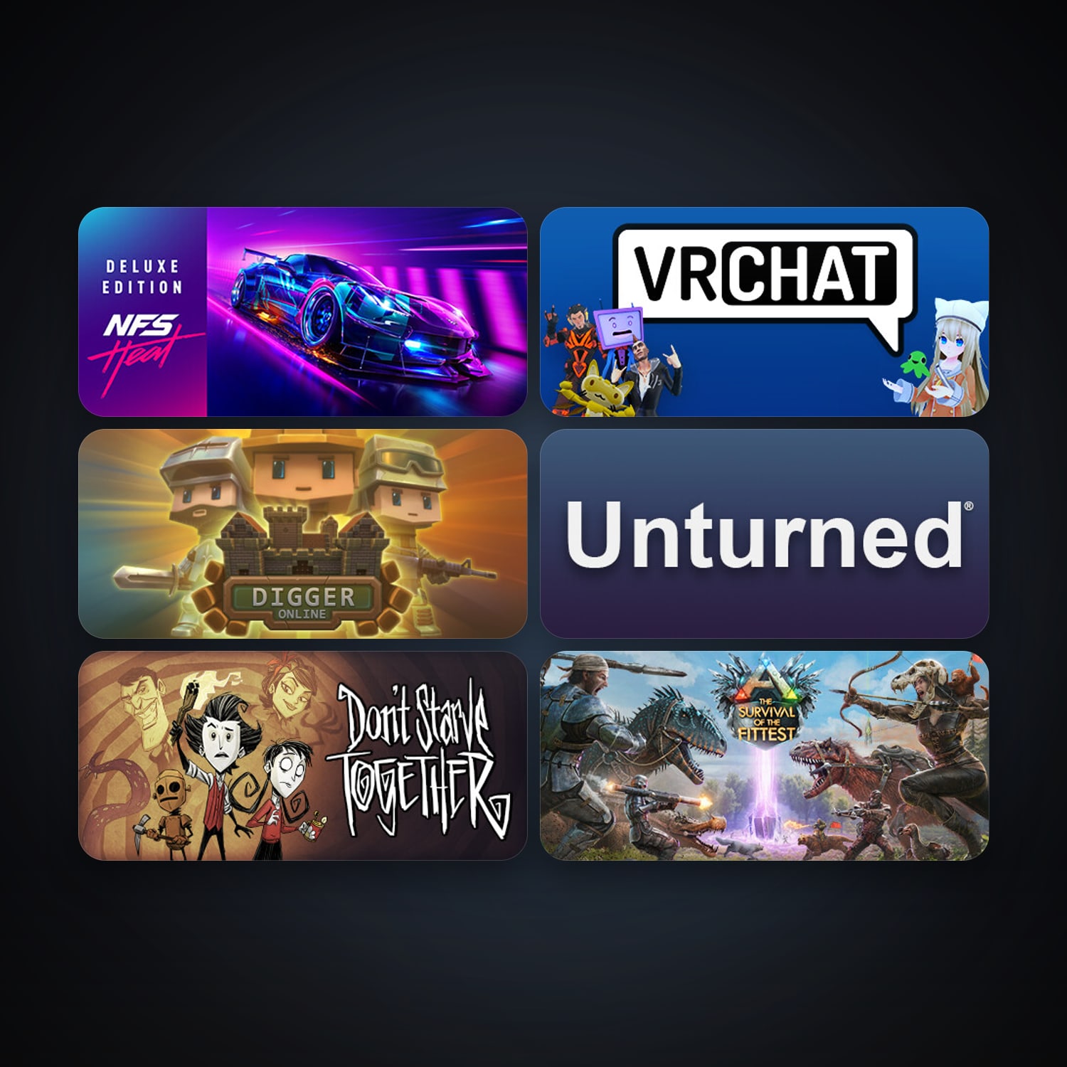 Digger Online + Unturned, 19 games, clean — HabibiAccounts