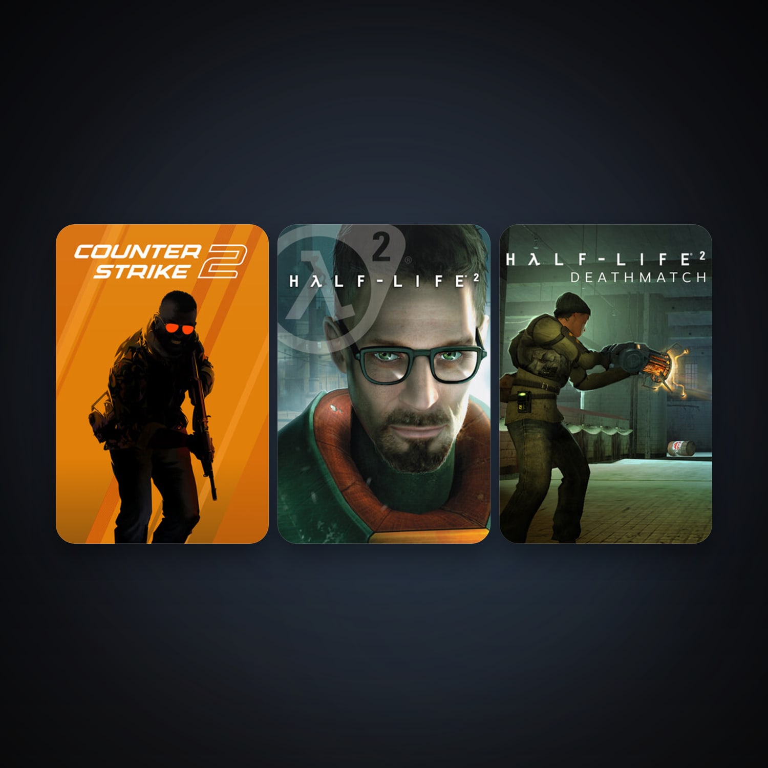 Half-Life 2 + Half-Life 2: Deathmatch, 4 games, clean — HabibiAccounts