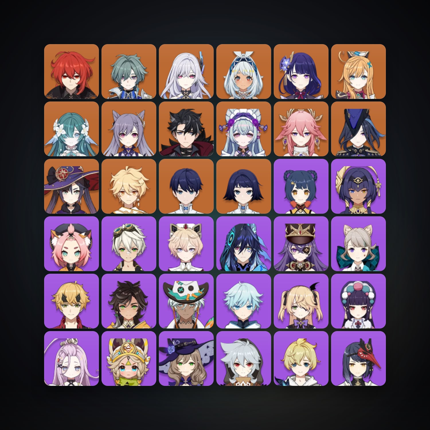 Genshin Impact | AR 56 | 54 Chars | 13× 5★ — HabibiAccounts