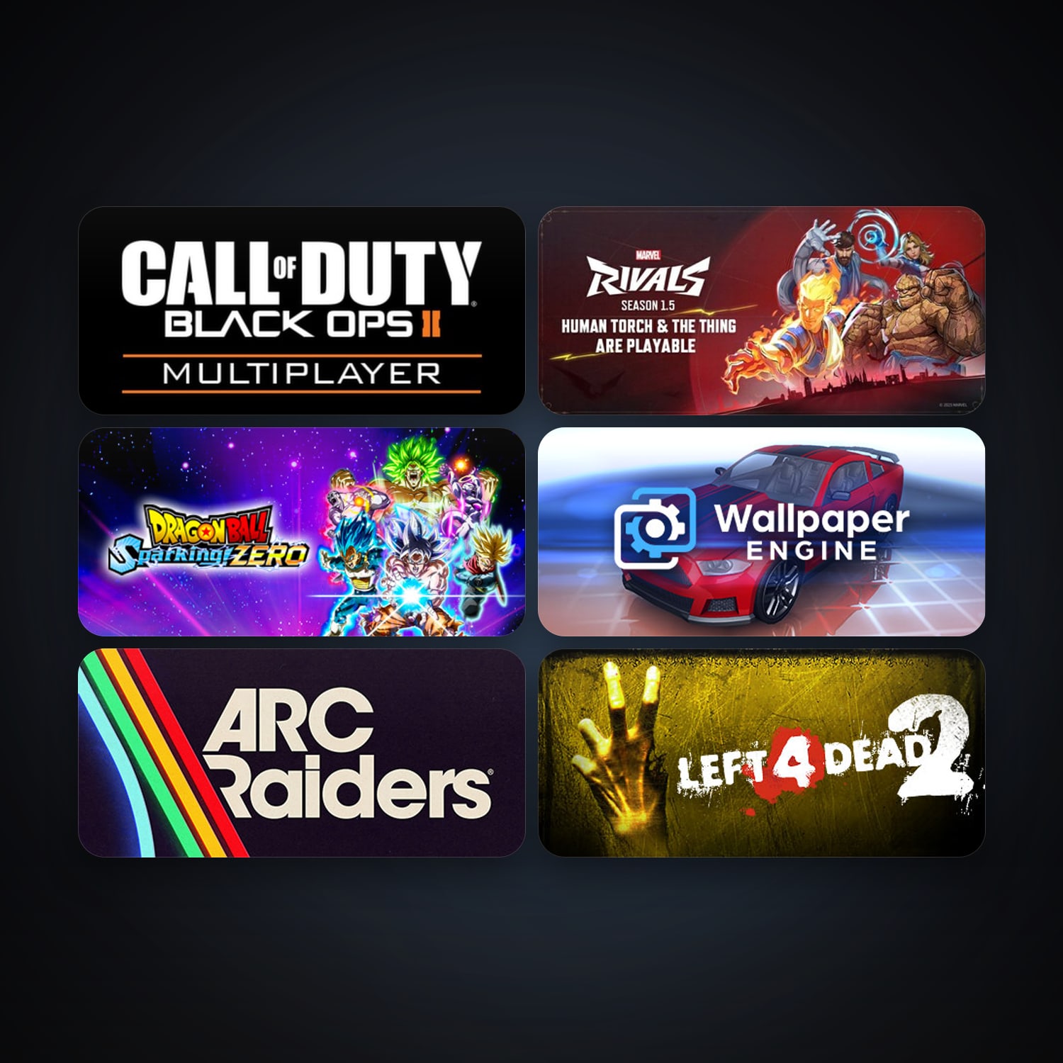 Left 4 Dead 2 + Call of Duty: Black Ops II - Multiplayer, 18 games, clean — HabibiAccounts