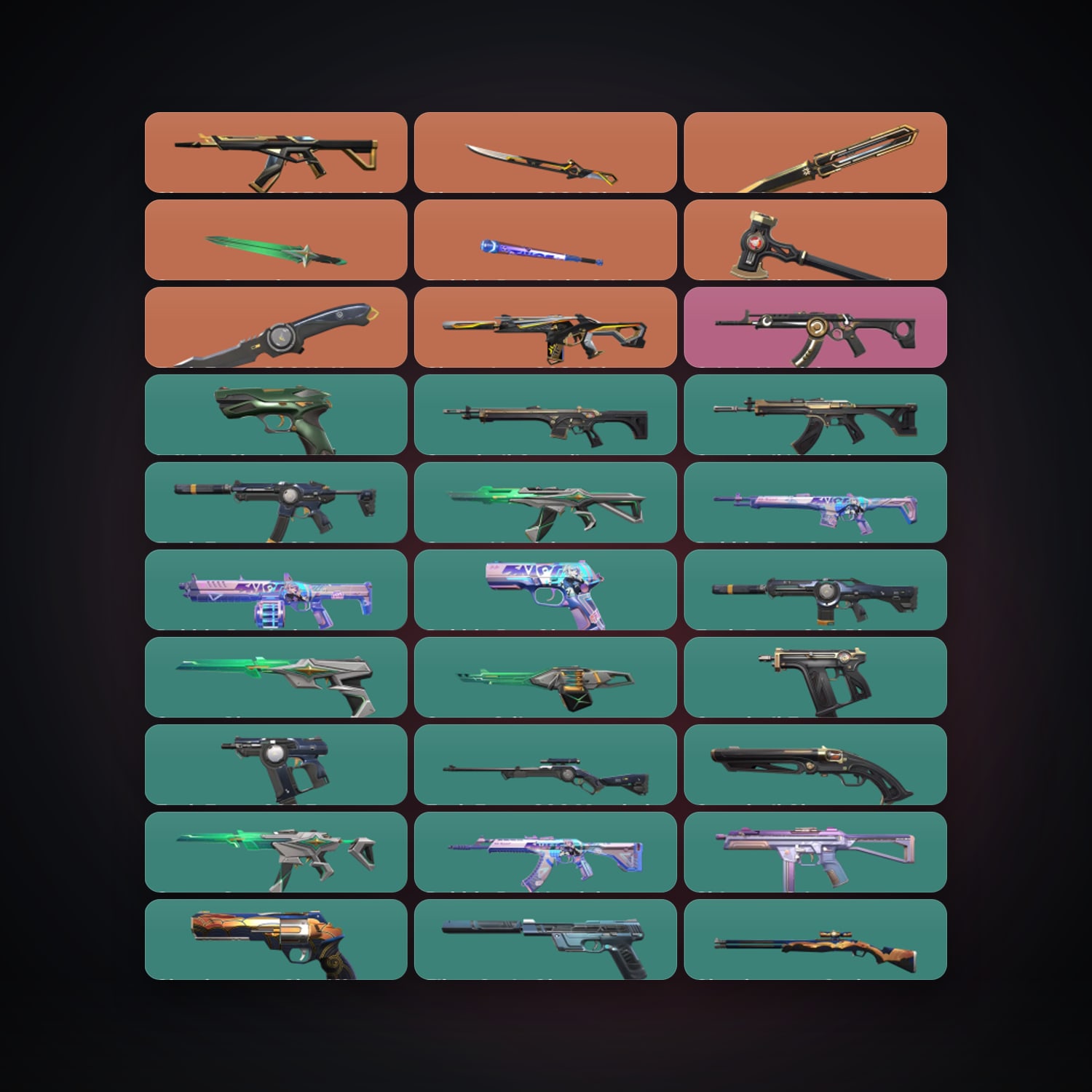 LA Bronze 1 locker — 6 knives, 65 skins, lvl 160 — HabibiAccounts