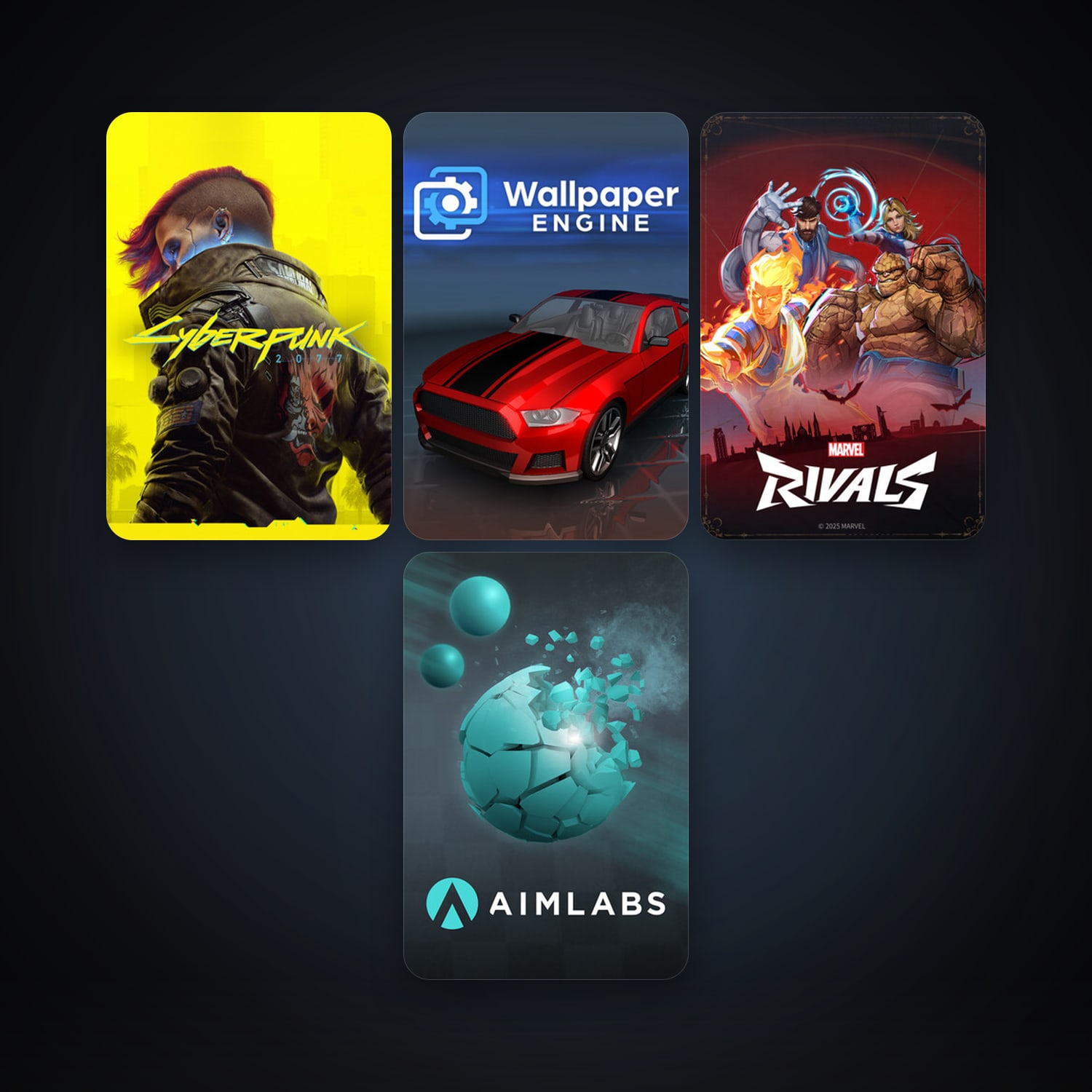 Steam account: Wallpaper Engine + Aimlabs, 9 games, clean — HabibiAccounts