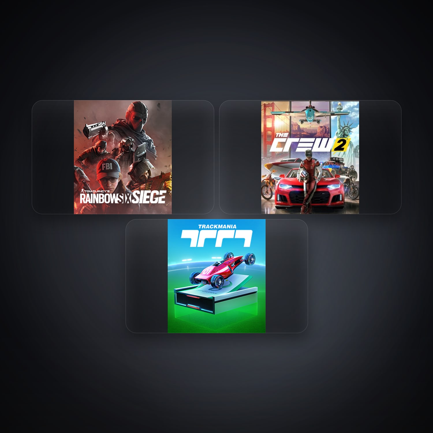 Ubisoft Tom Clancy's Rainbow Six Siege (Steam) + The Crew 2 — AU — 3 games — HabibiAccounts