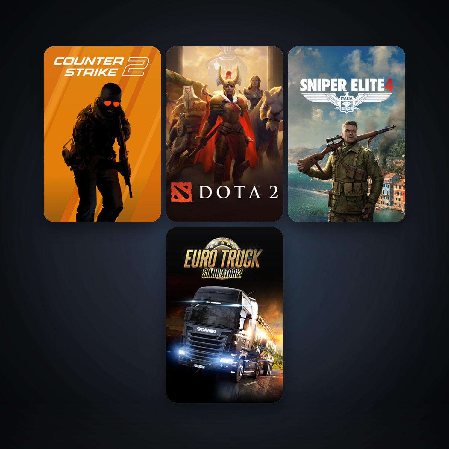 Dota 2 + CS2 Prime, 5 games, clean — HabibiAccounts