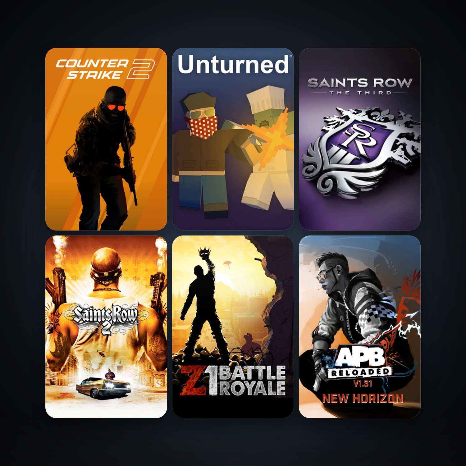 CS2 Prime + Saints Row 2, 34 games, clean — HabibiAccounts