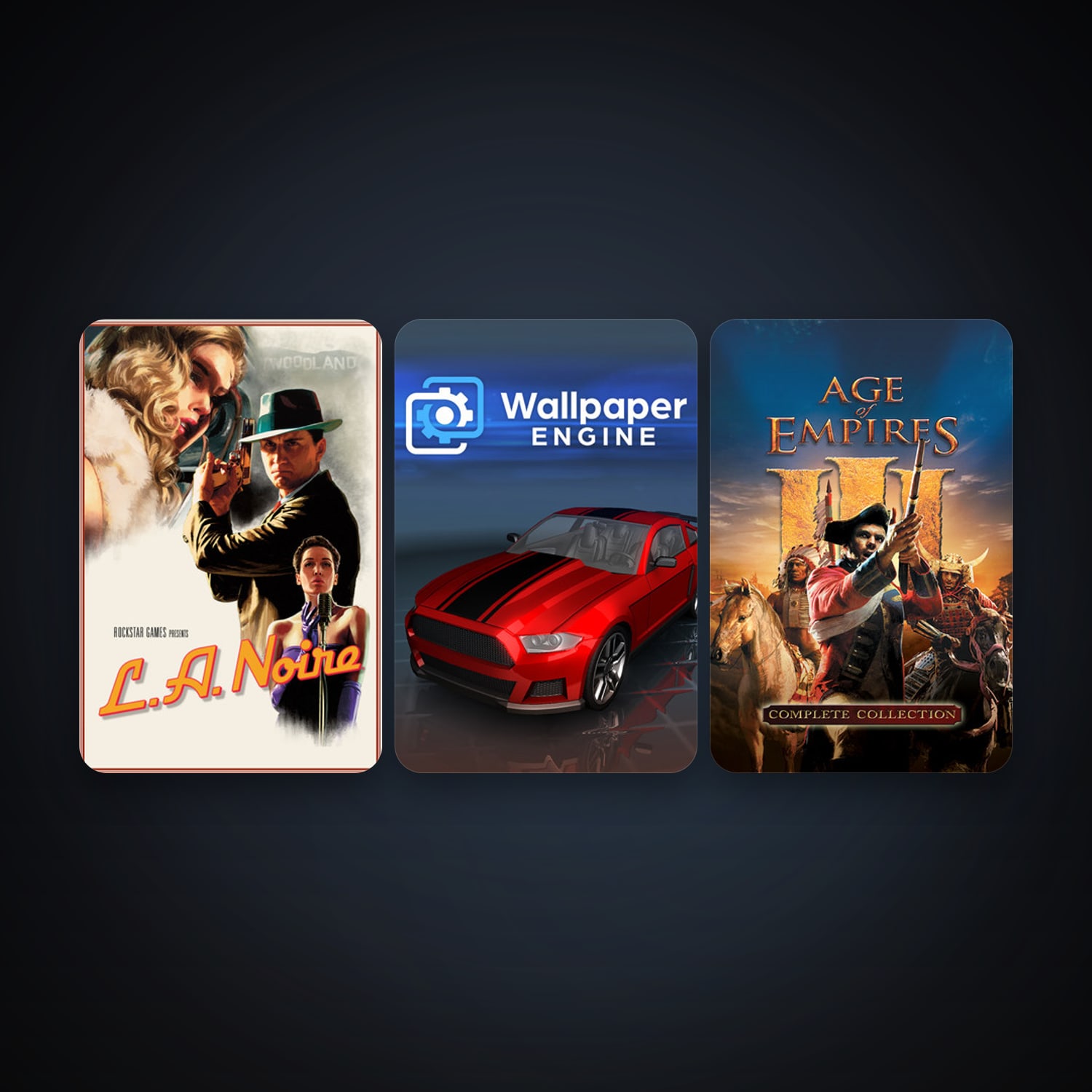 Age of Empires III + L.A. Noire, 4 games, clean — HabibiAccounts