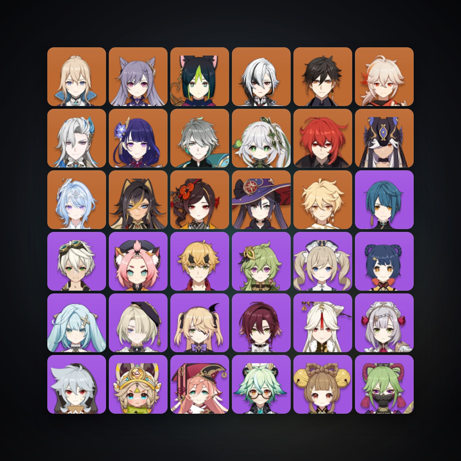 Genshin Impact | AR 56 | 63 Chars | 16× 5★ — HabibiAccounts