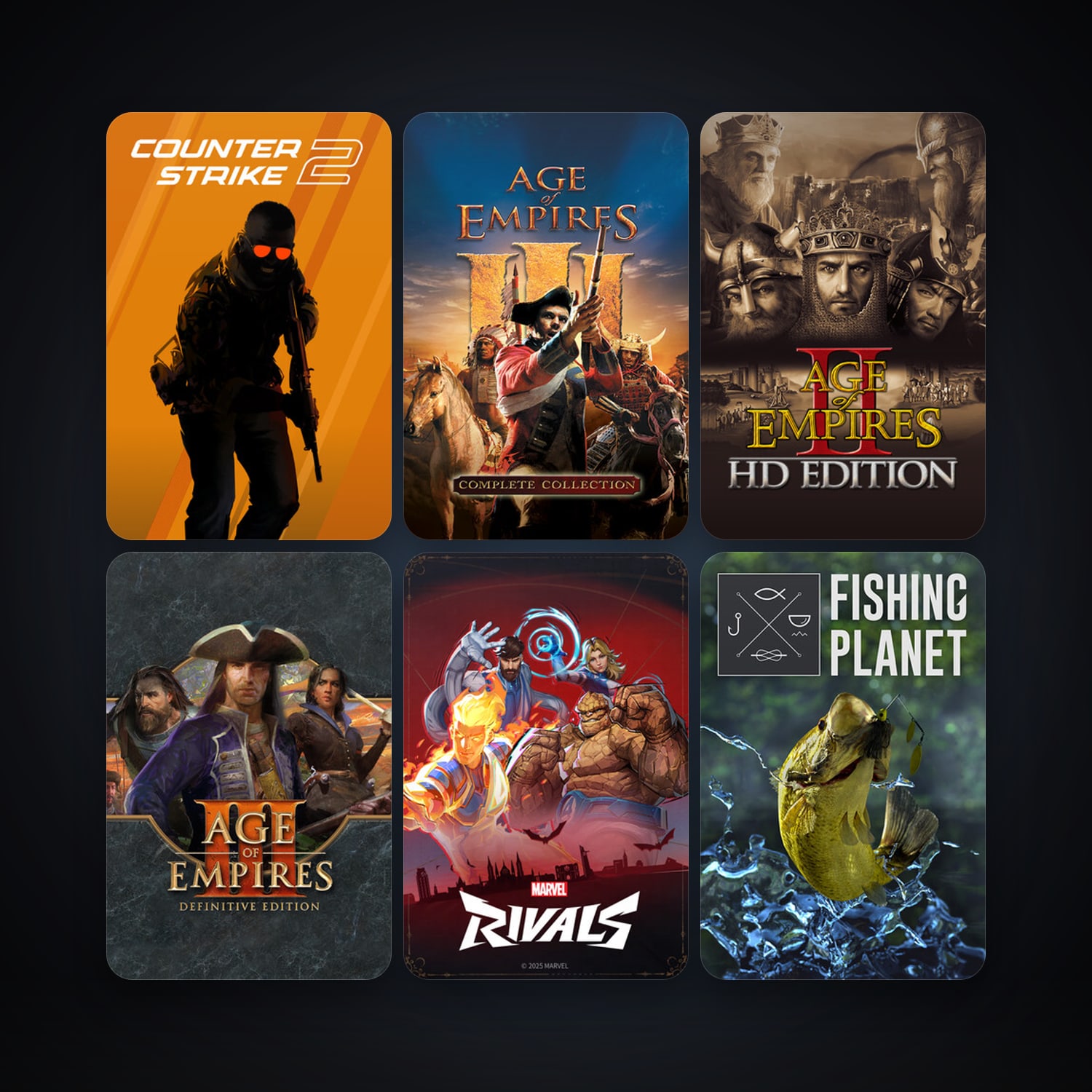 CS2 Prime + Age of Empires III, 10 games, clean — HabibiAccounts