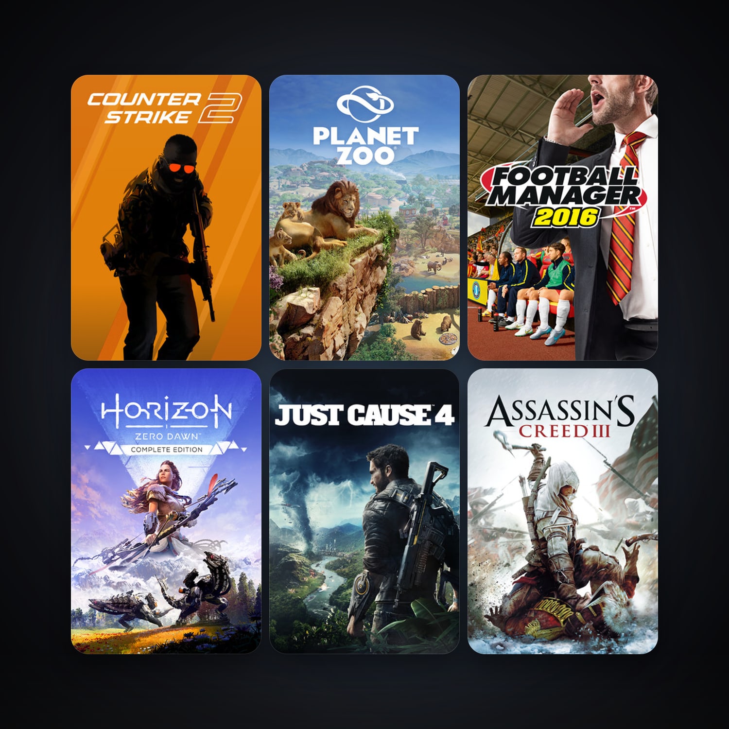 CS2 Prime + Assassin’s Creed III, 33 games, clean — HabibiAccounts