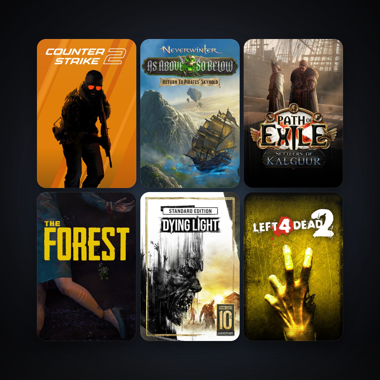 Left 4 Dead 2 + CS2 Prime, 13 games, clean — HabibiAccounts