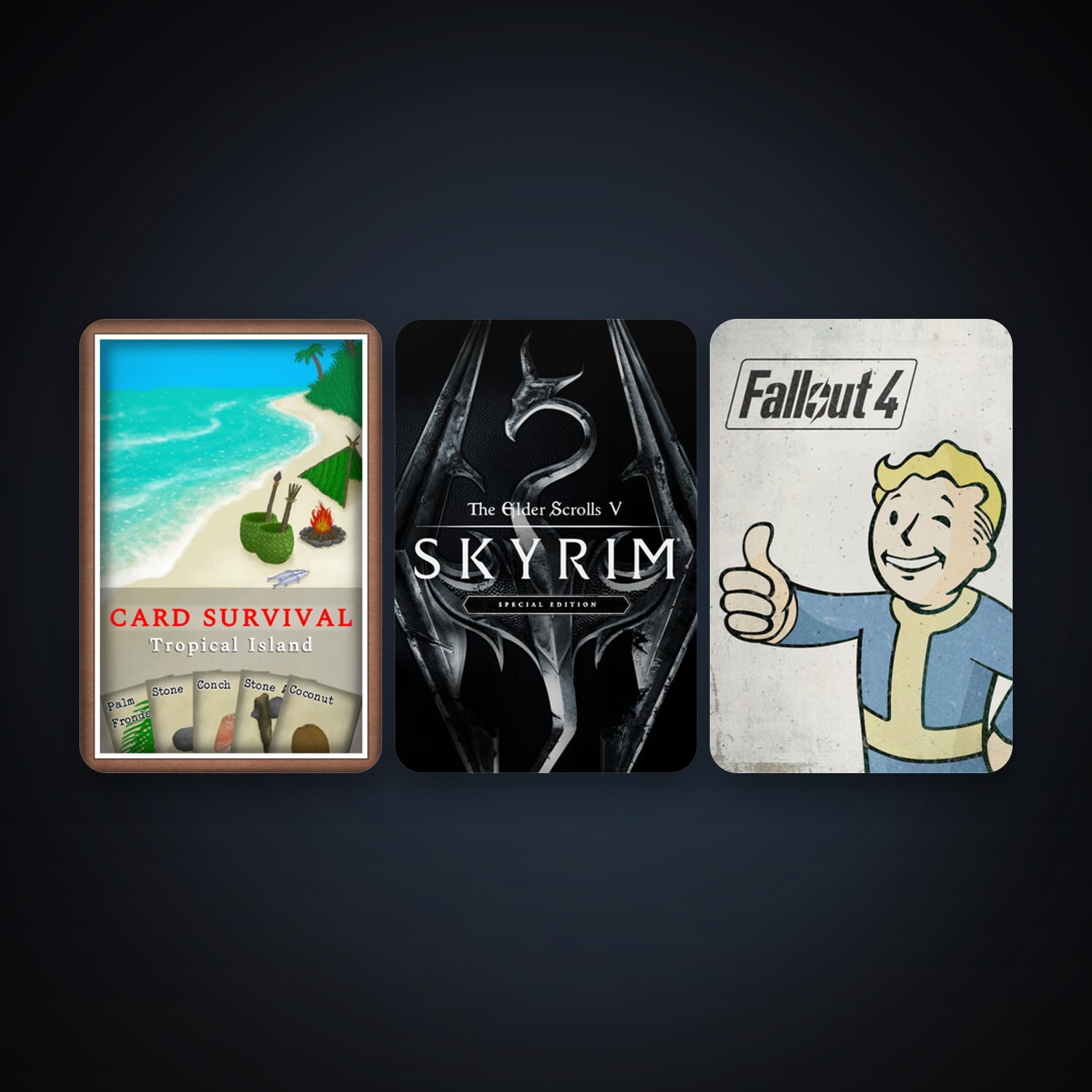 Fallout 4 + The Elder Scrolls V: Skyrim Special Edition, 6 games, clean — HabibiAccounts