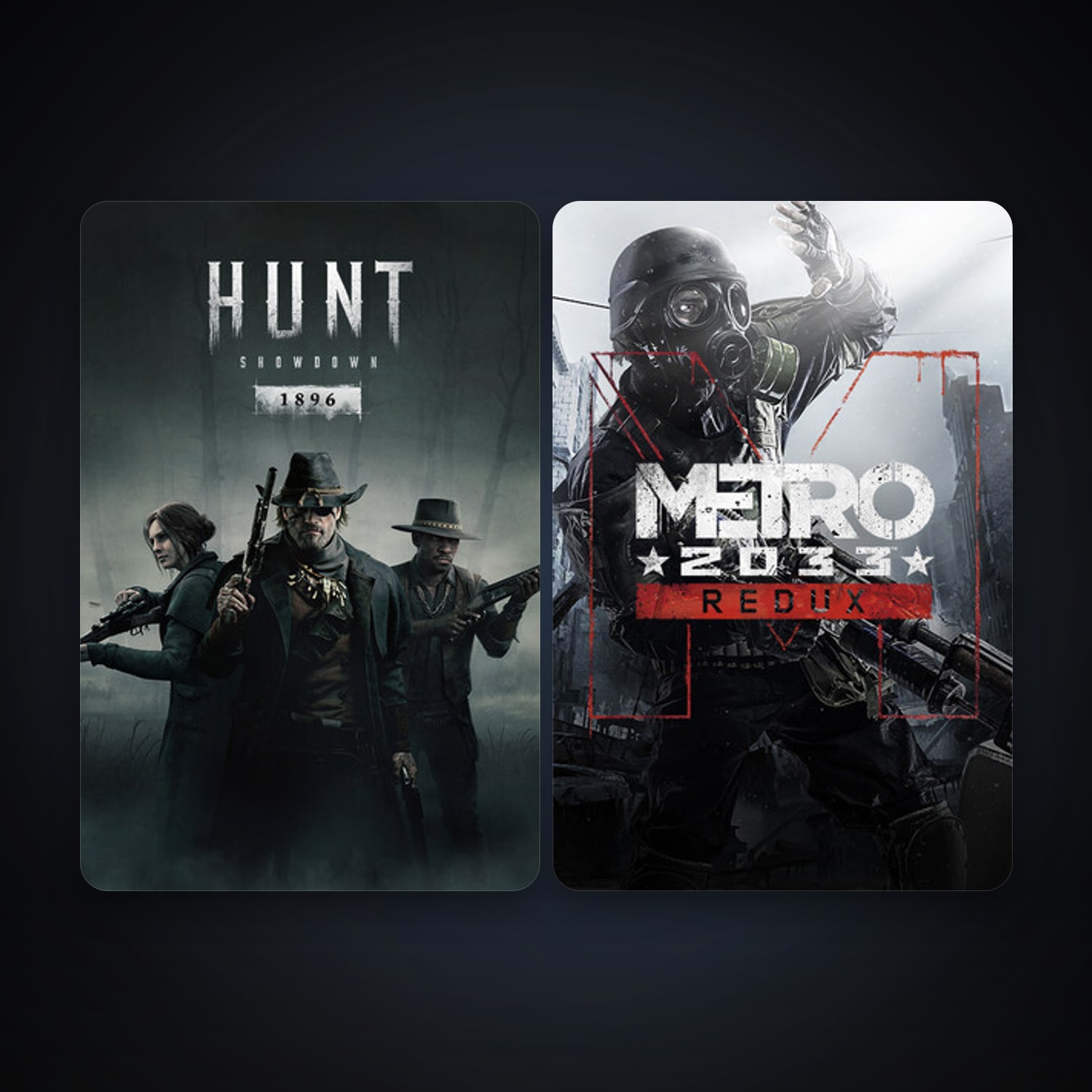Metro 2033 Redux + Hunt: Showdown, 3 games, clean — HabibiAccounts