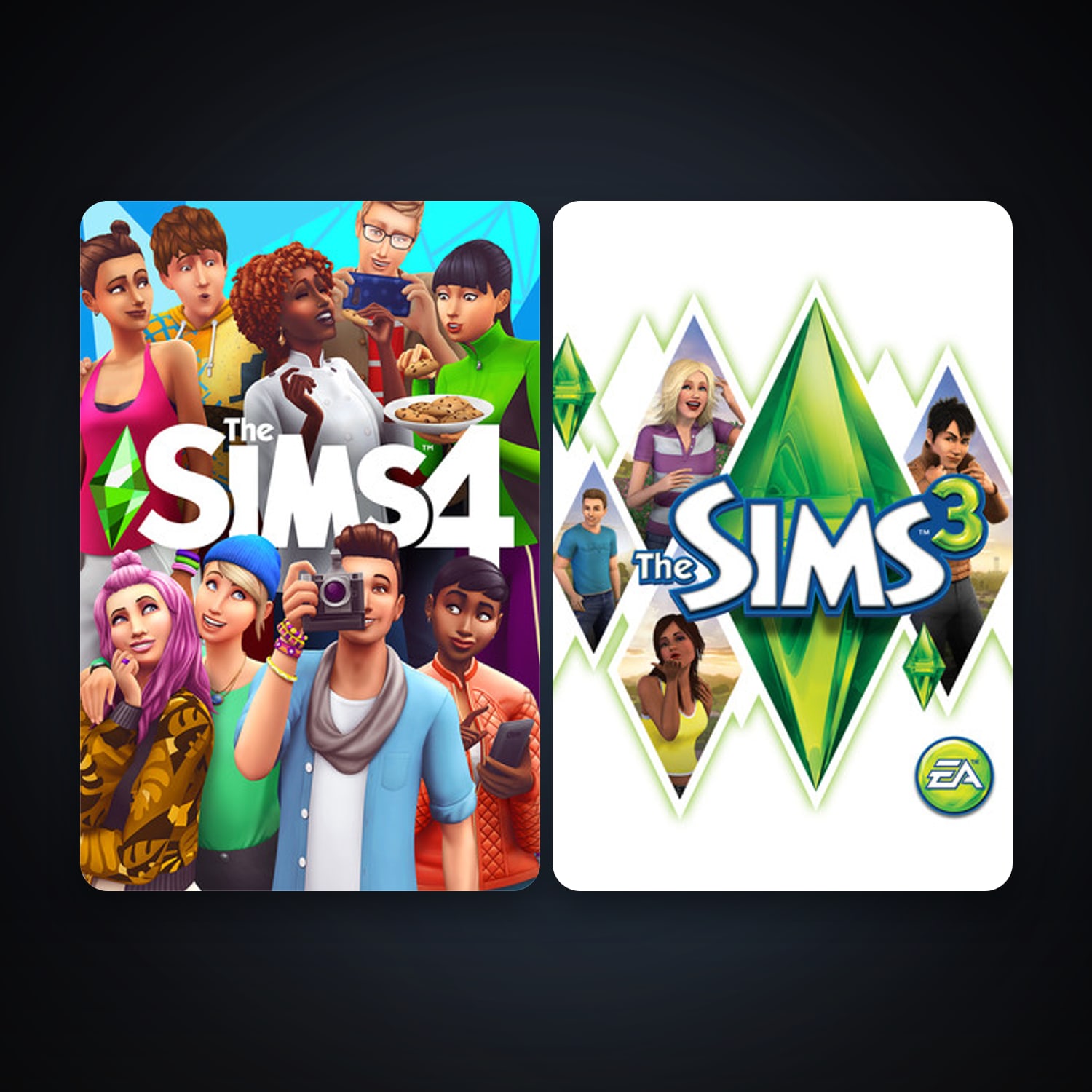 The Sims 3 + The Sims 4, 2 games, clean — HabibiAccounts