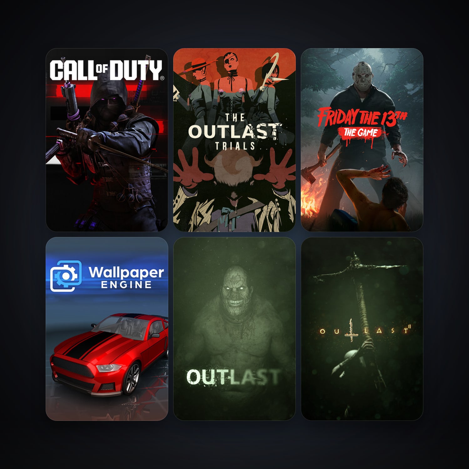 Outlast + Outlast 2, 7 games, clean — HabibiAccounts