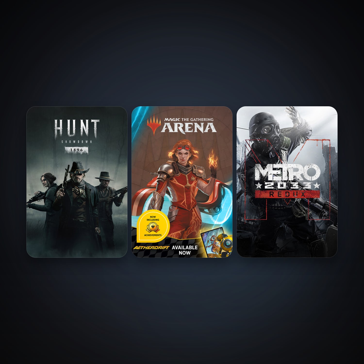Metro 2033 Redux + Hunt: Showdown, 5 games, clean — HabibiAccounts