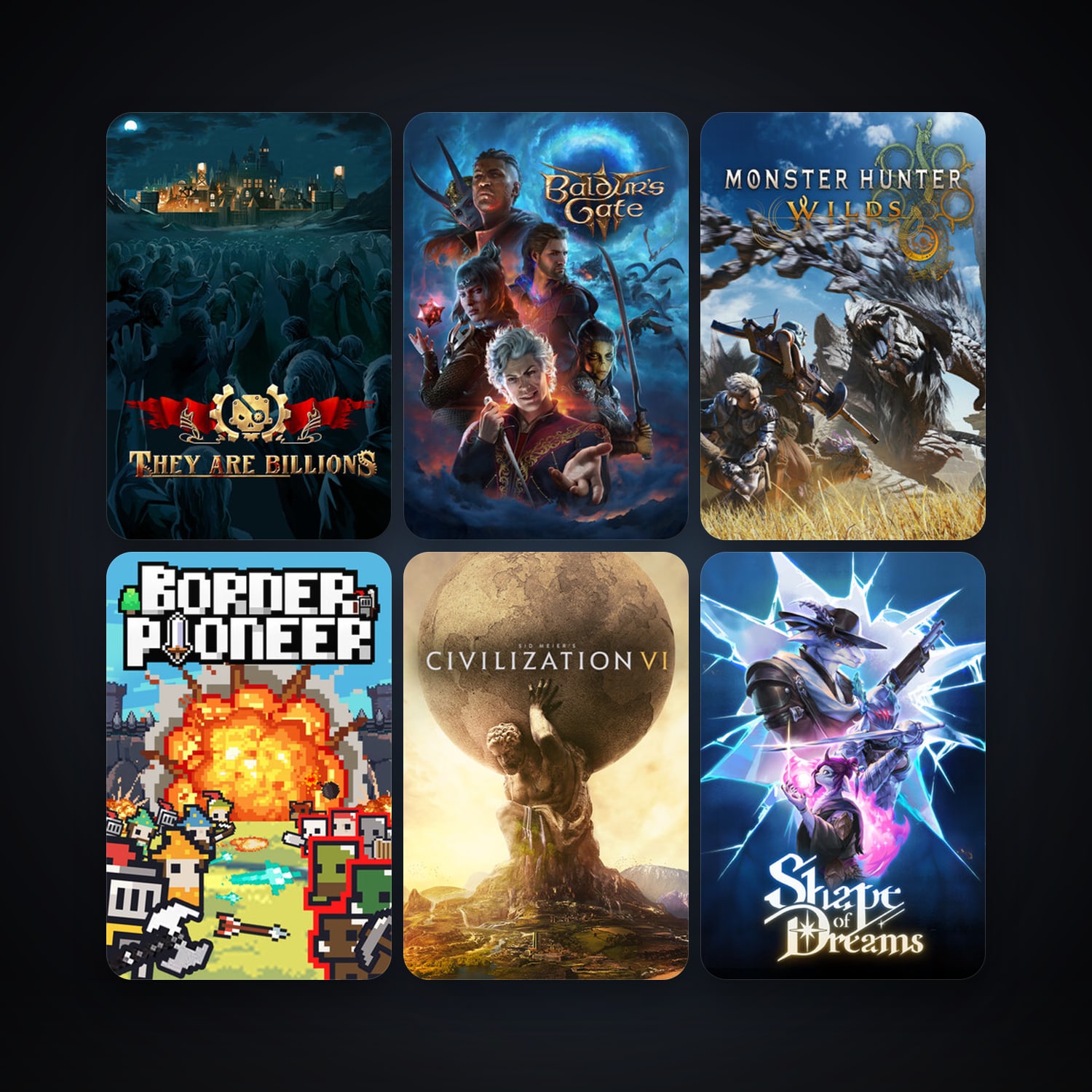 Crypt of the NecroDancer + Sid Meier's Civilization VI, 22 games, clean — HabibiAccounts