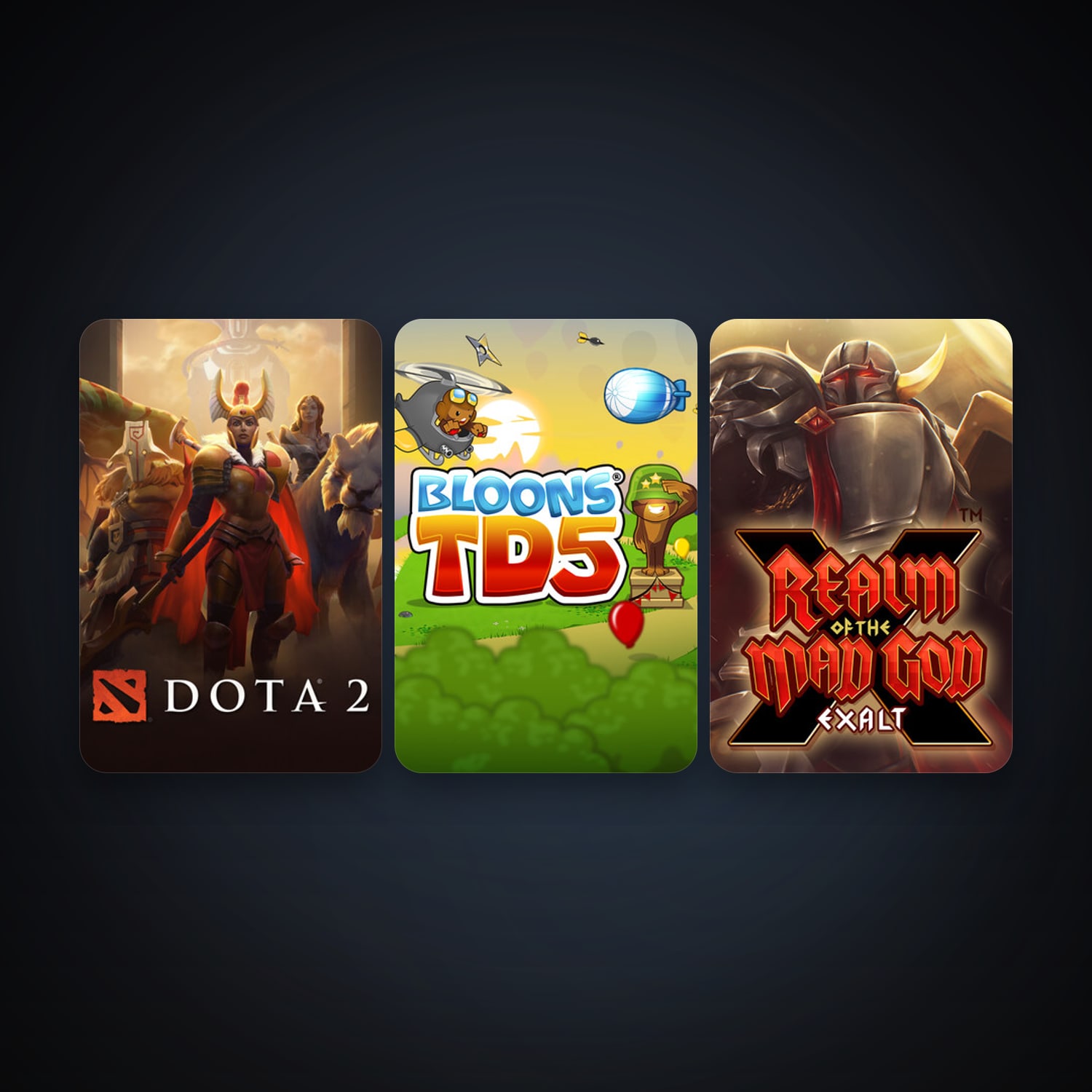 Dota 2 + Realm of the Mad God, 24 games, clean — HabibiAccounts