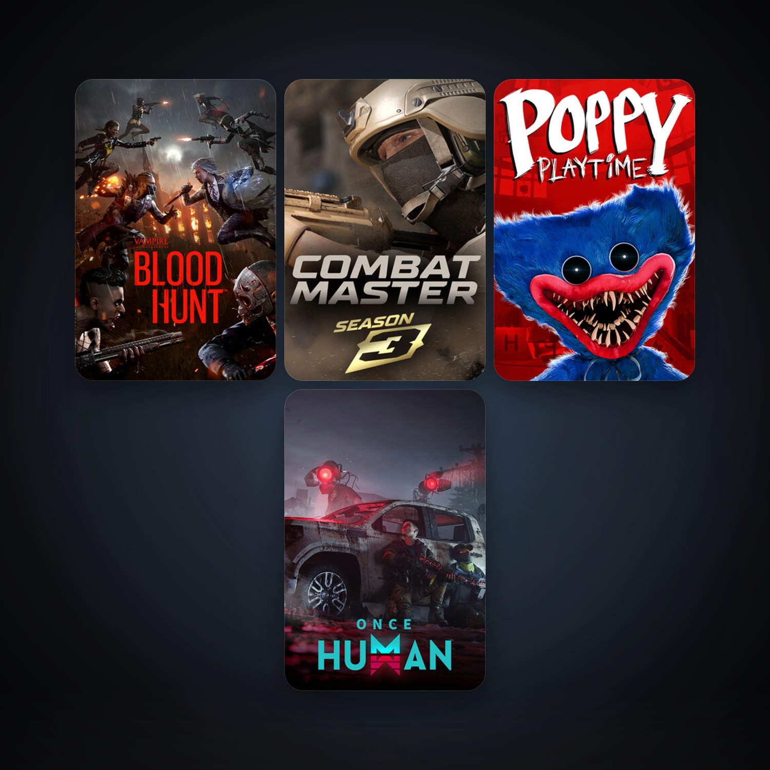 Vampire: The Masquerade - Bloodhunt + Poppy Playtime, 9 games, clean — HabibiAccounts