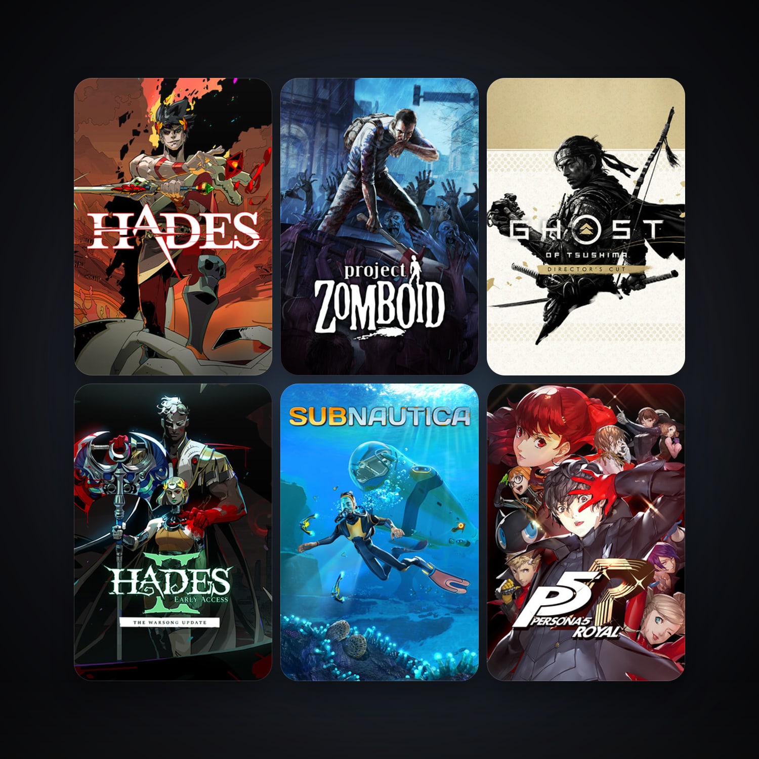 Project Zomboid + Subnautica, 14 games, clean — HabibiAccounts