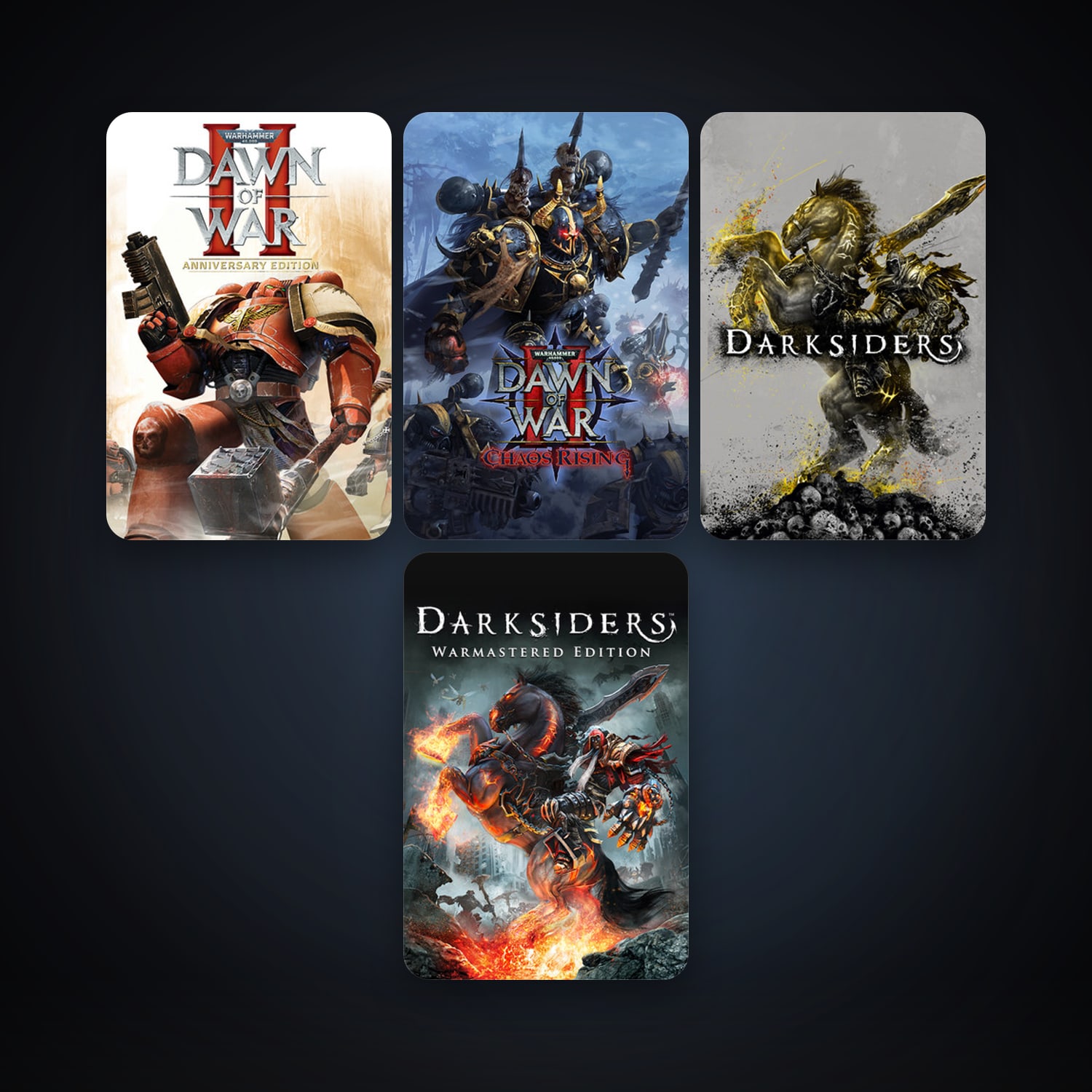 Warhammer 40,000: Dawn of War II + Warhammer 40,000: Dawn of War II Chaos Rising, 6 games, clean — HabibiAccounts
