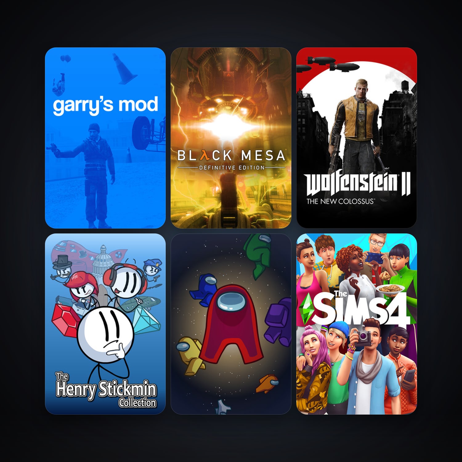 Garry's Mod + Black Mesa, 8 games, clean — HabibiAccounts