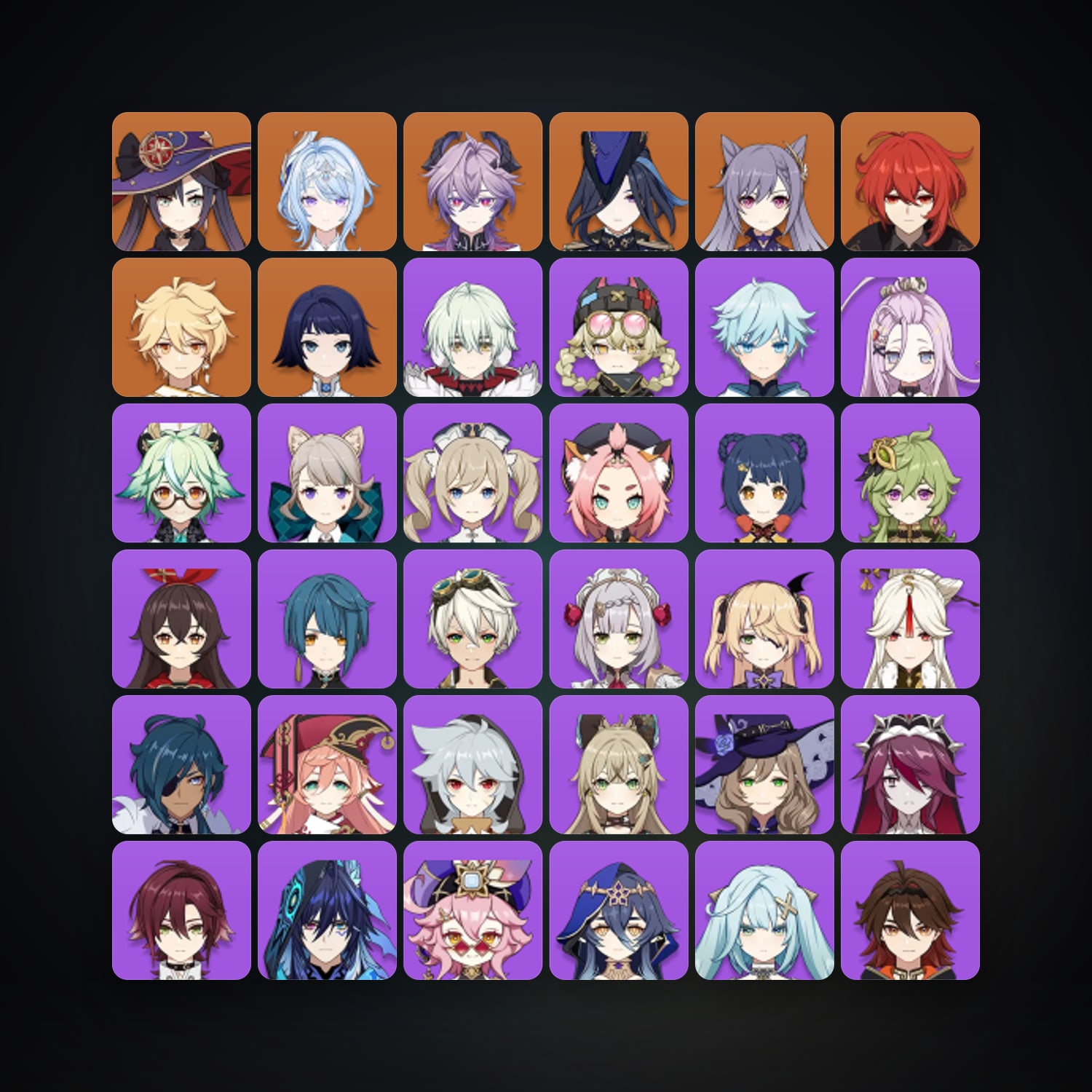 Genshin Impact | AR 54 | 39 Chars | 6× 5★ — HabibiAccounts