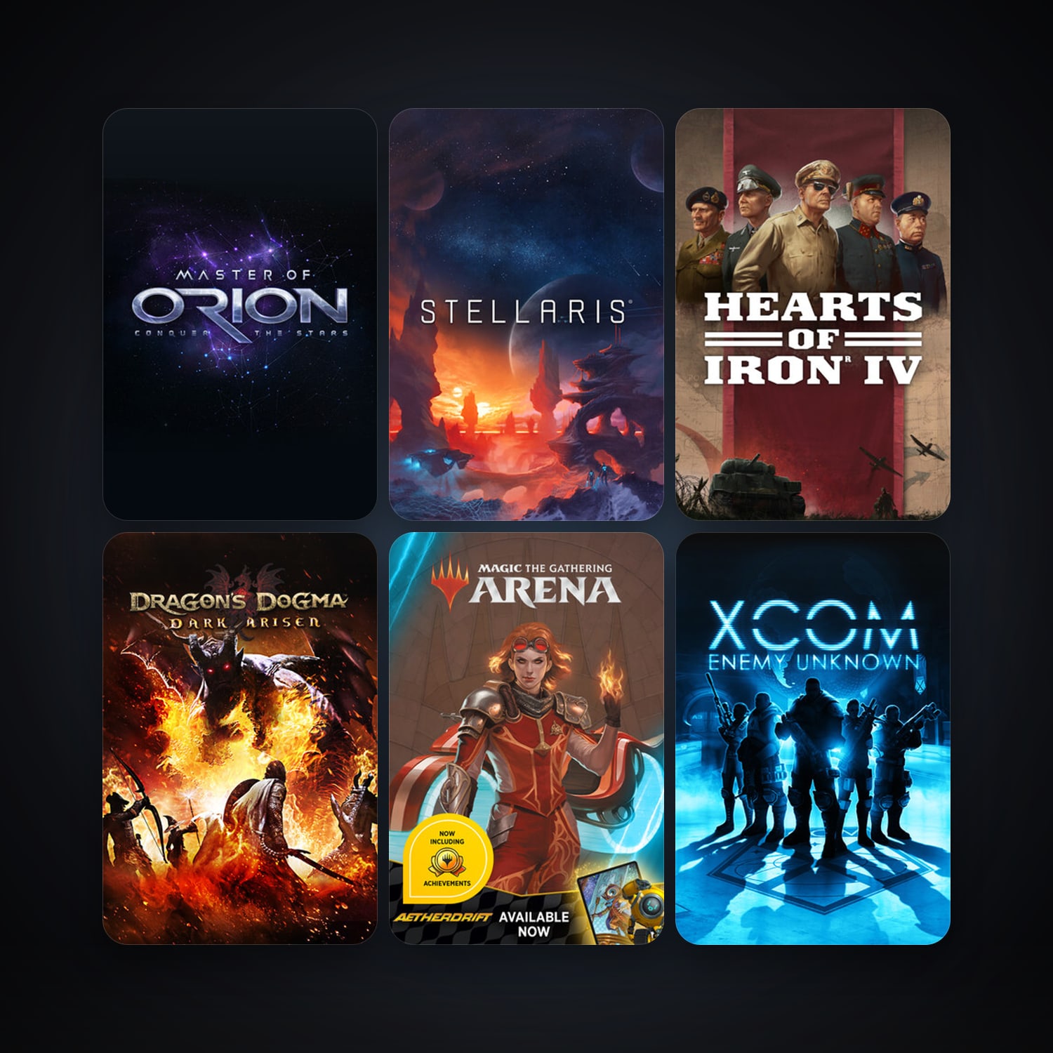 XCOM: Enemy Unknown + Stellaris, 24 games, clean — HabibiAccounts