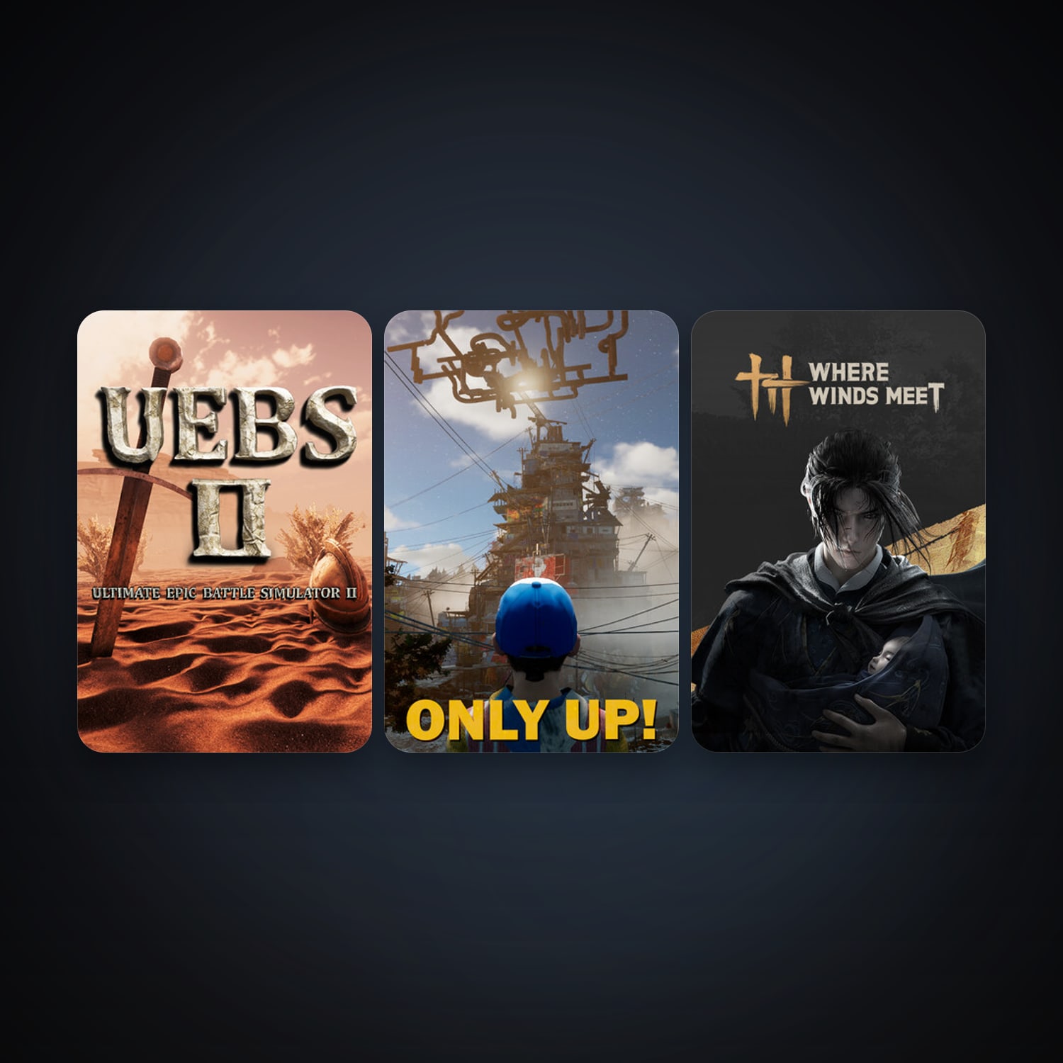 Ultimate Epic Battle Simulator 2 + Only Up!, 7 games, clean — HabibiAccounts