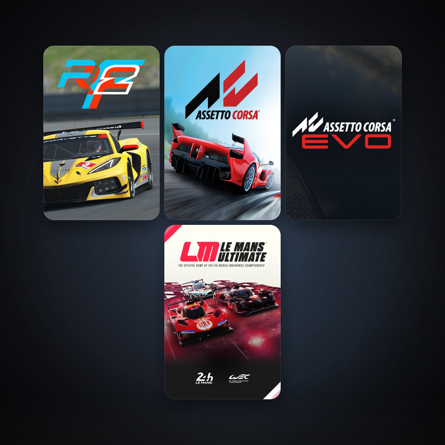 Euro Truck Simulator 2 + Assetto Corsa, 7 games, clean — HabibiAccounts