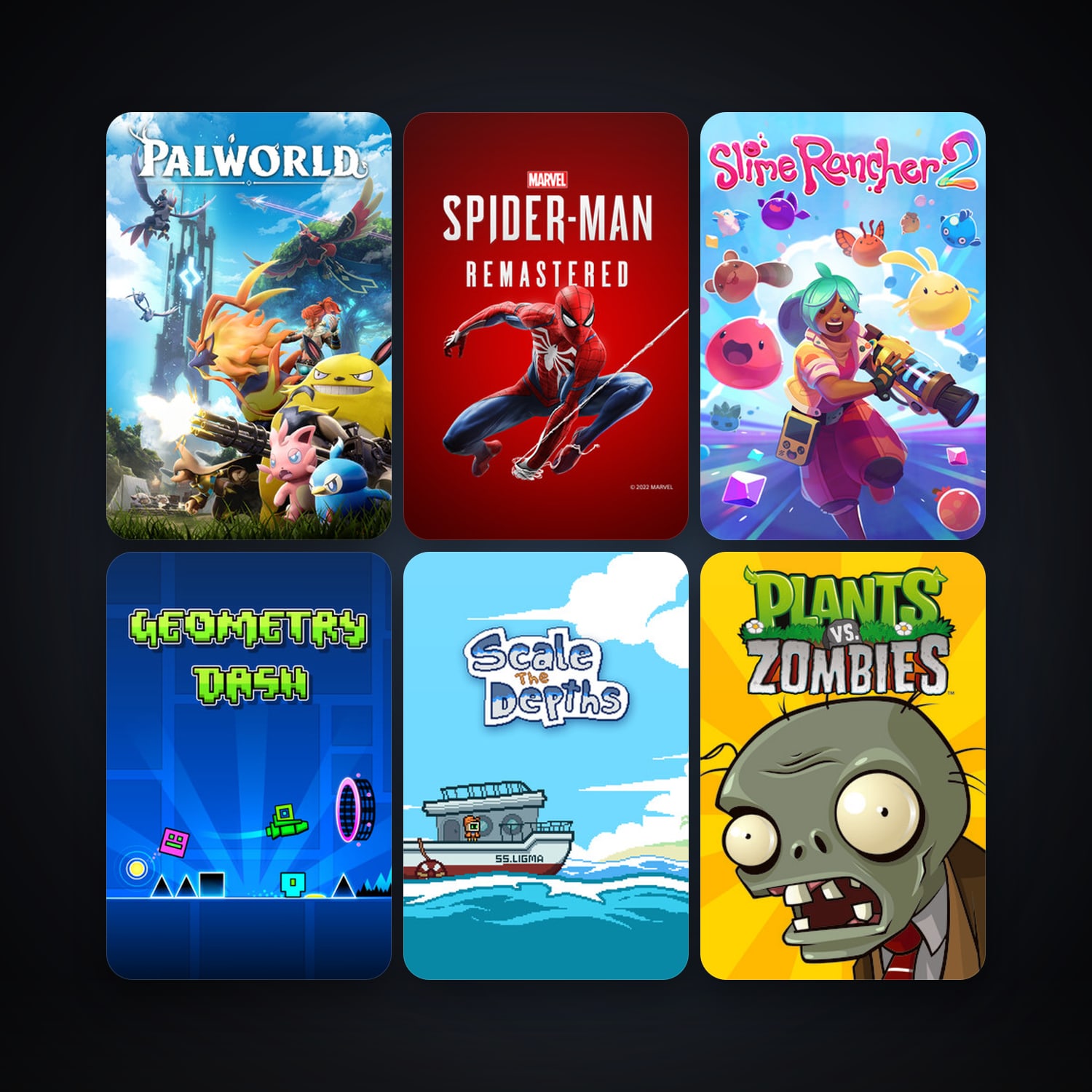 Plants vs. Zombies GOTY Edition + Geometry Dash, 16 games, clean — HabibiAccounts