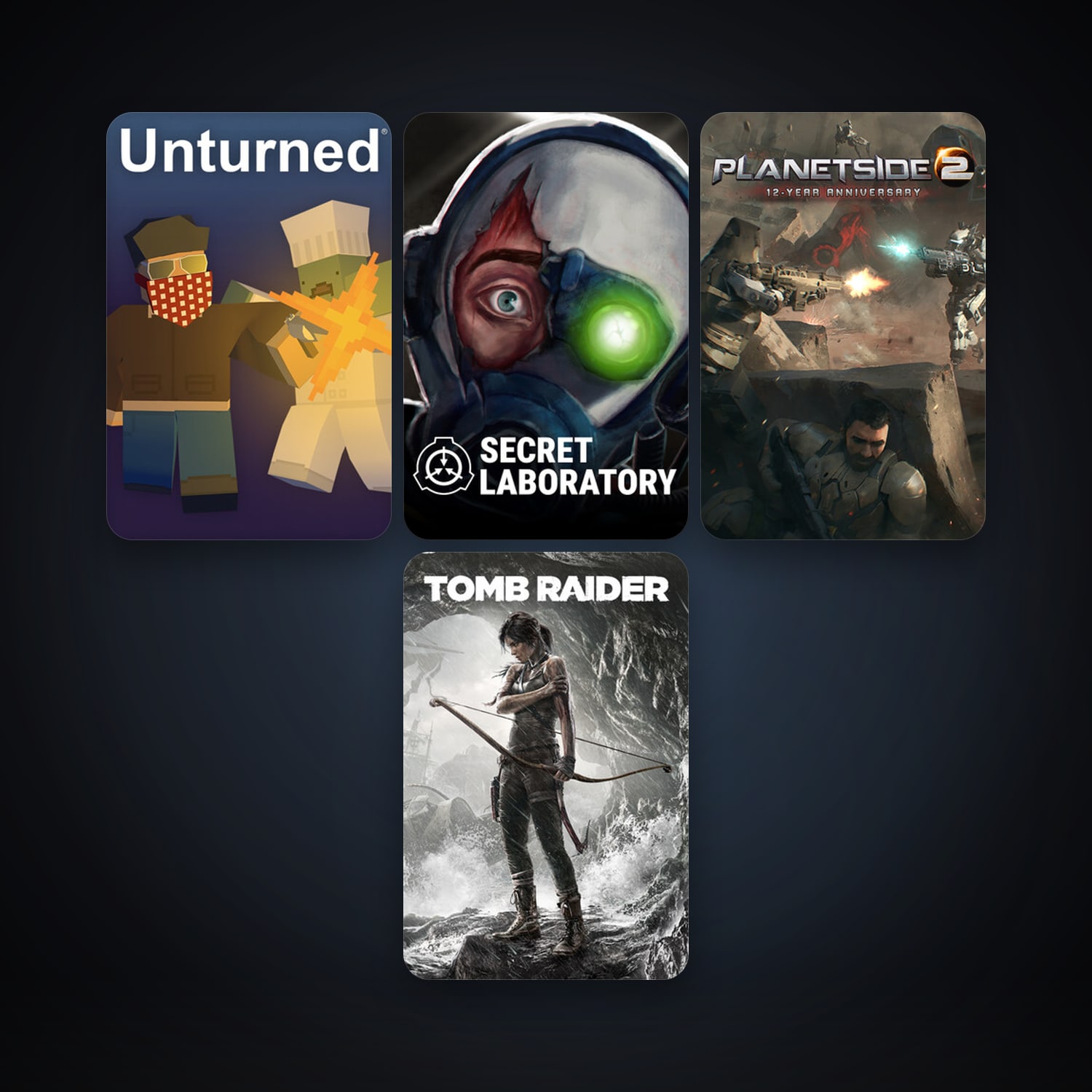 Free CS2 (No Prime) + Tomb Raider, 13 games, clean — HabibiAccounts