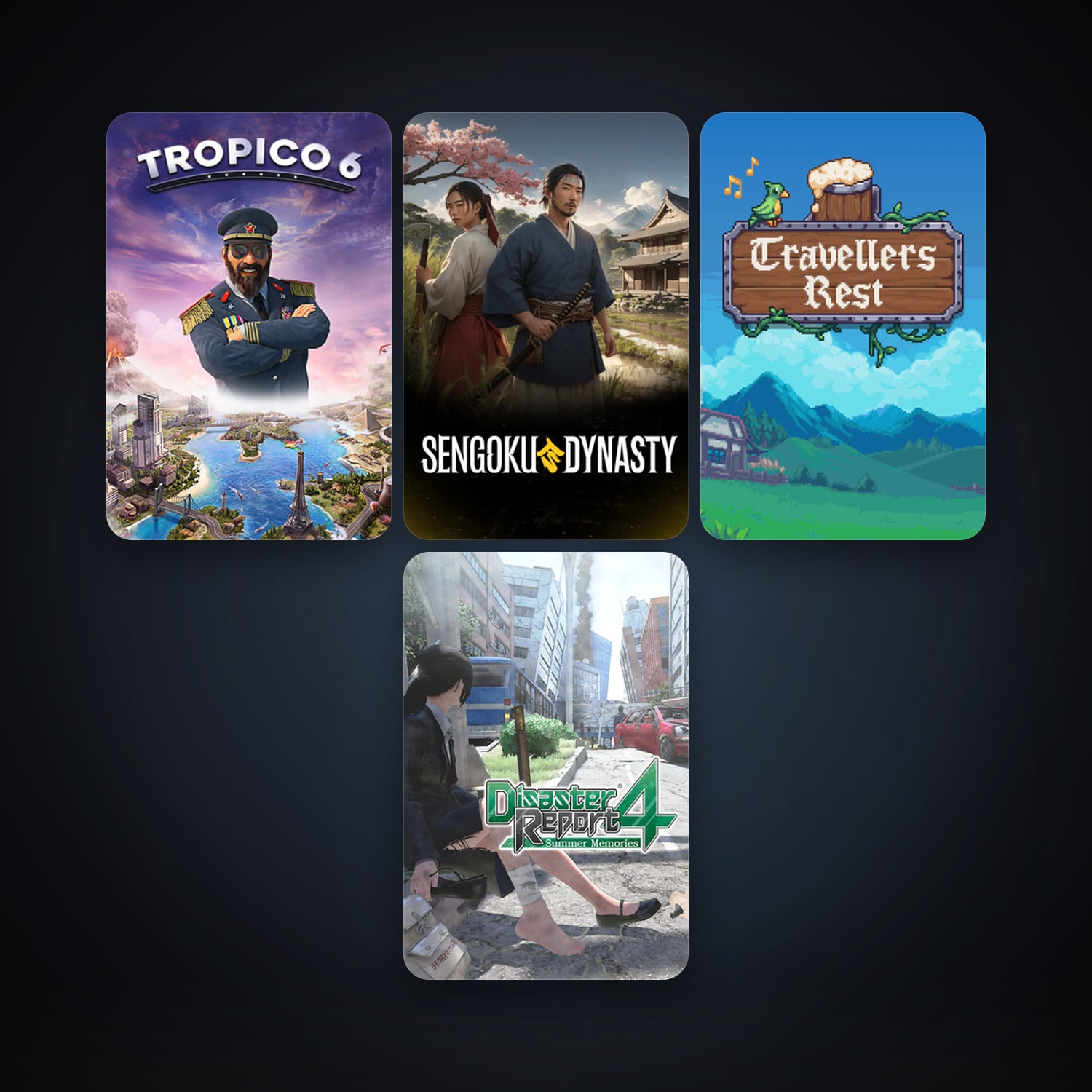 Tropico 6 + Disaster Report 4: Summer Memories, 9 games, clean — HabibiAccounts