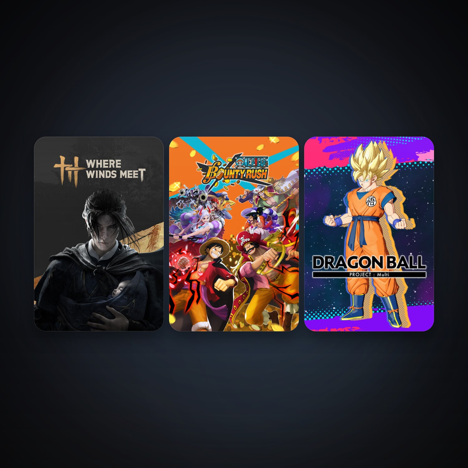 حساب ستيم فلين، DRAGON BALL GEKISHIN SQUADRA وONE PIECE Bounty Rush، 10 لعبة، صامد واضح — HabibiAccounts