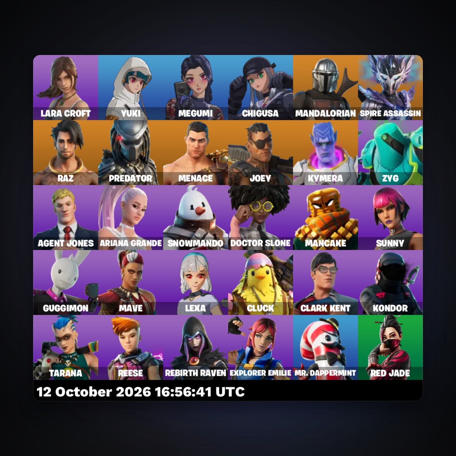 حساب فورتنايت Mandalorian وSpire Assassin، لوكر 30 سكن، 50 فيبوكس، لفل 400، 73 فوز — HabibiAccounts